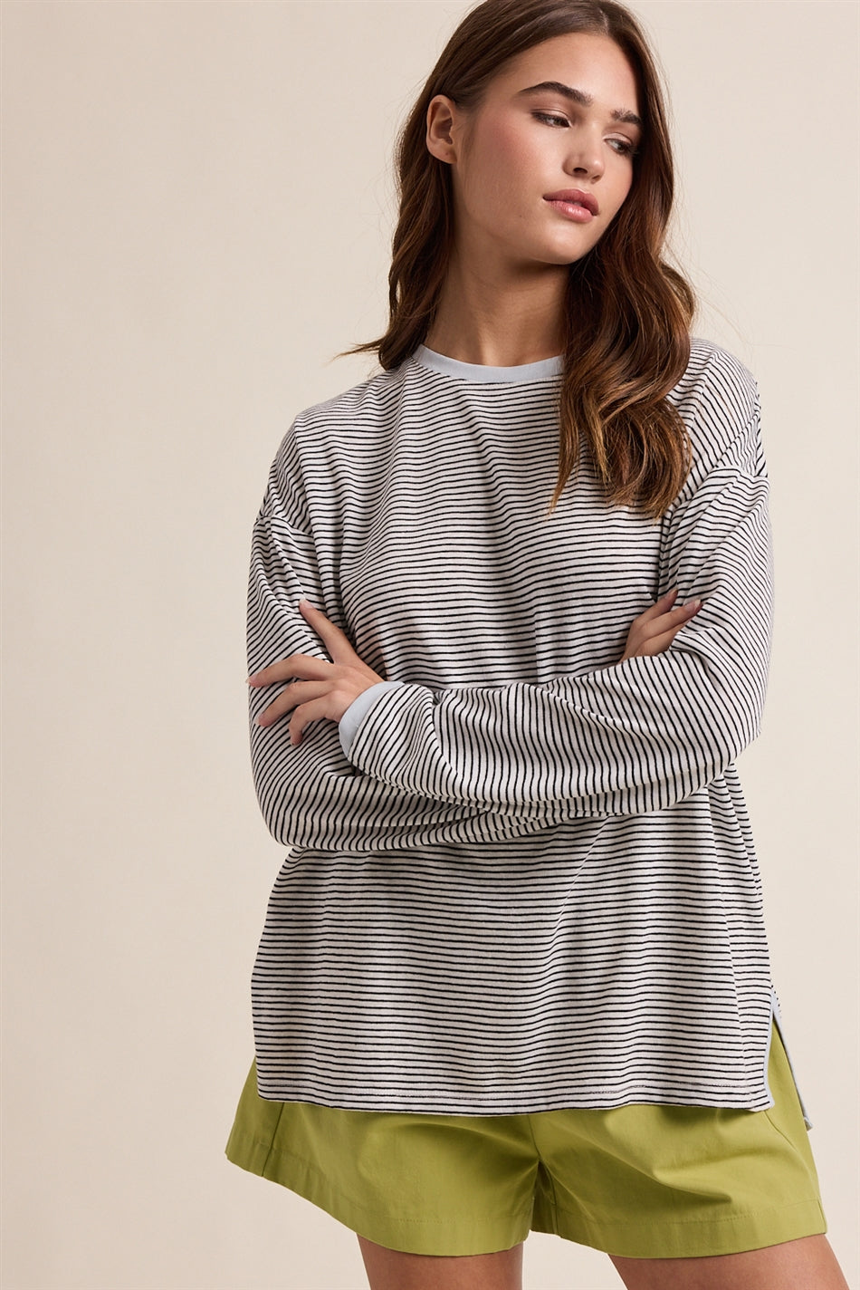 GERTIE STRIPE LS
