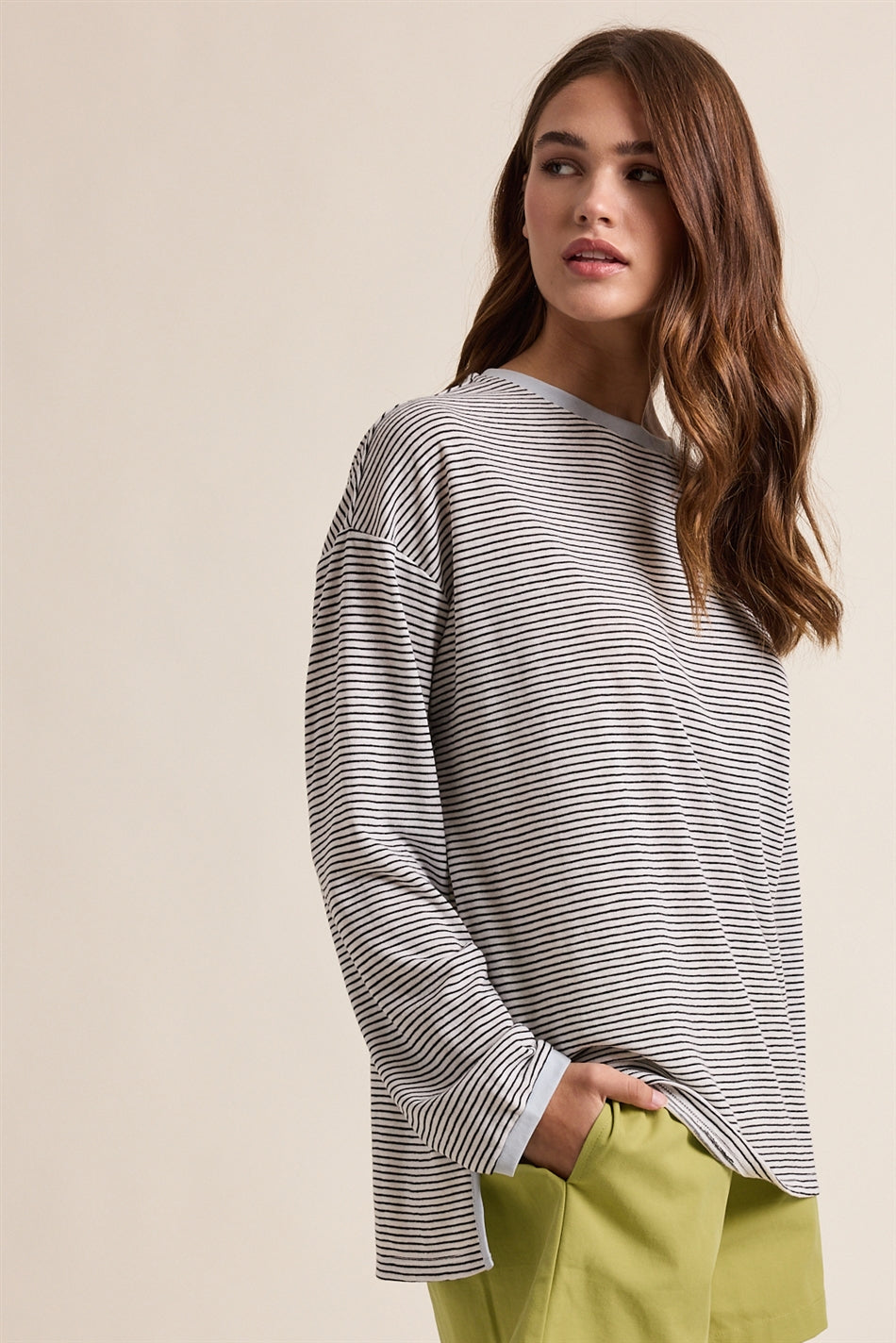 GERTIE STRIPE LS