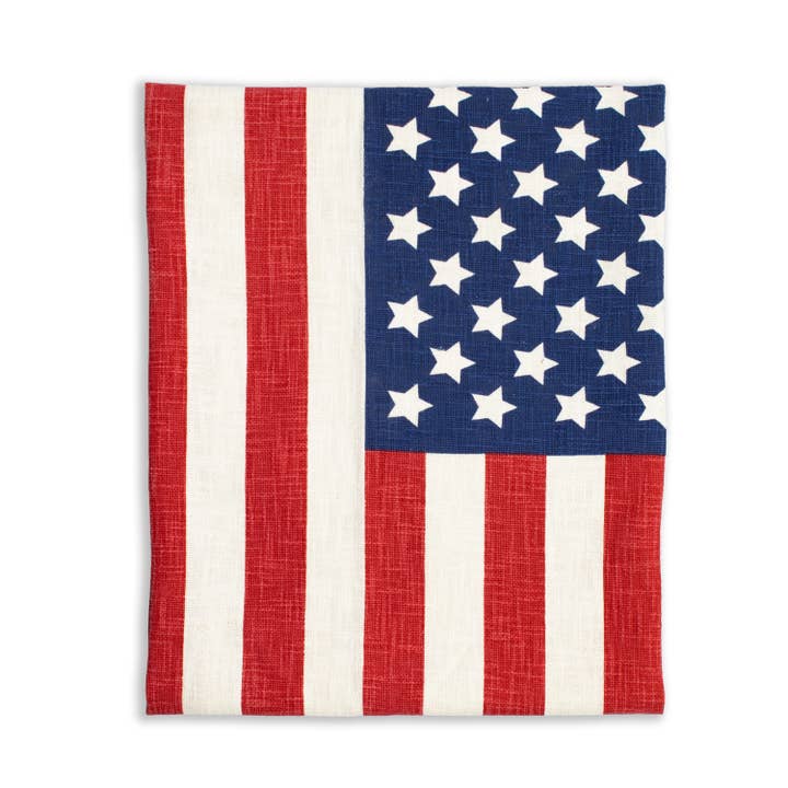American Flag Luxe Throw 50x60