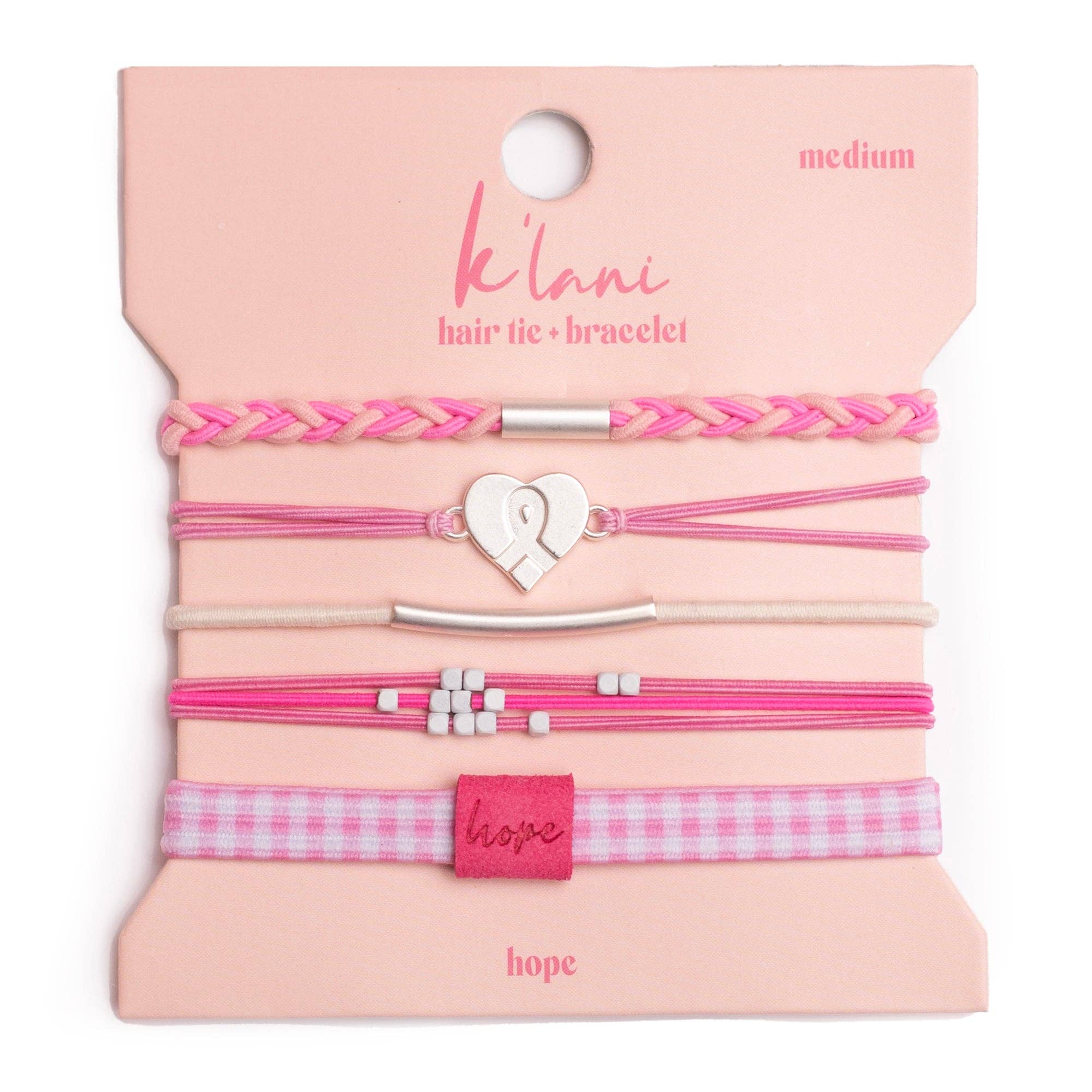 Hope Hair Tie Bracelets