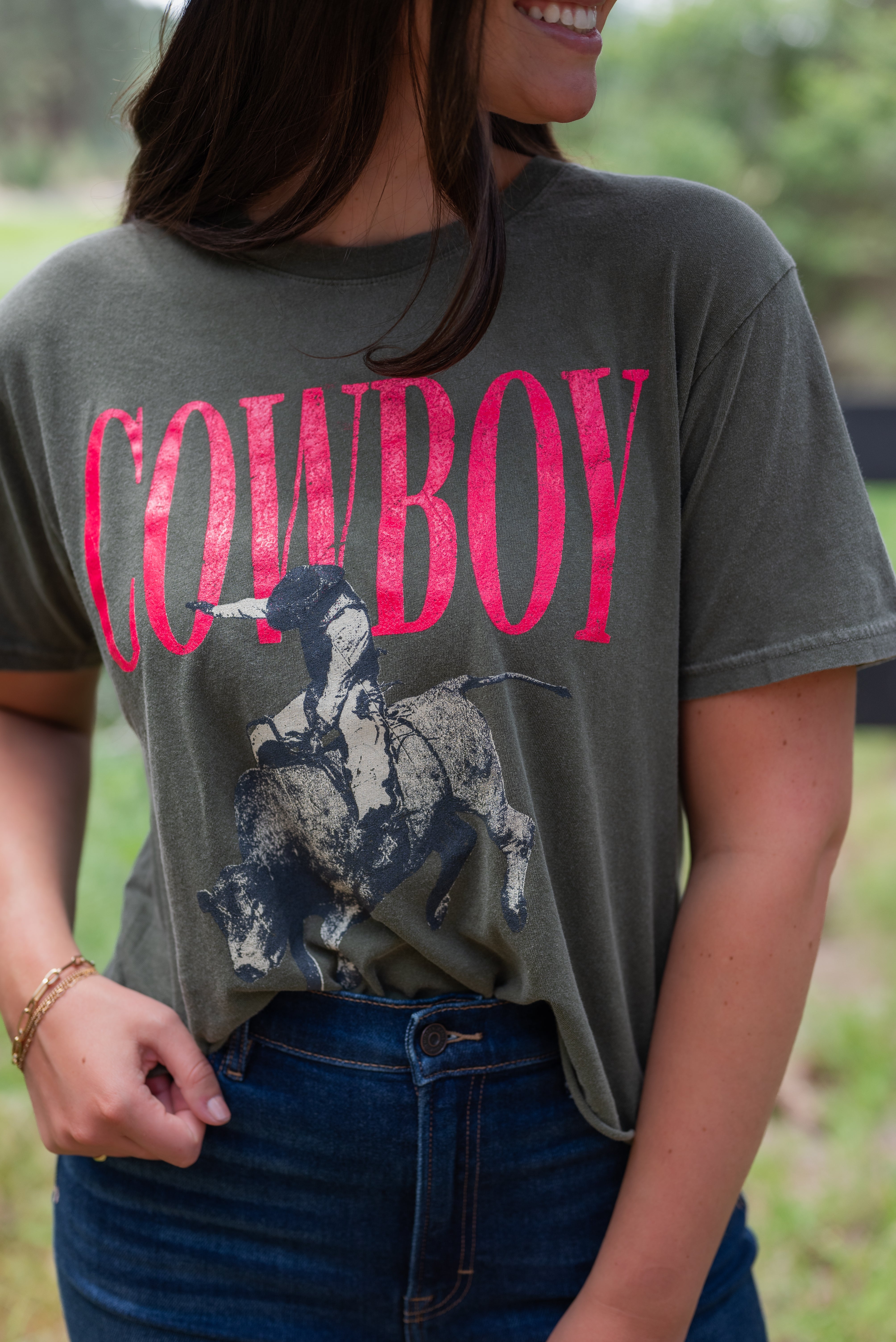 COWBOY GRAPHIC TEE