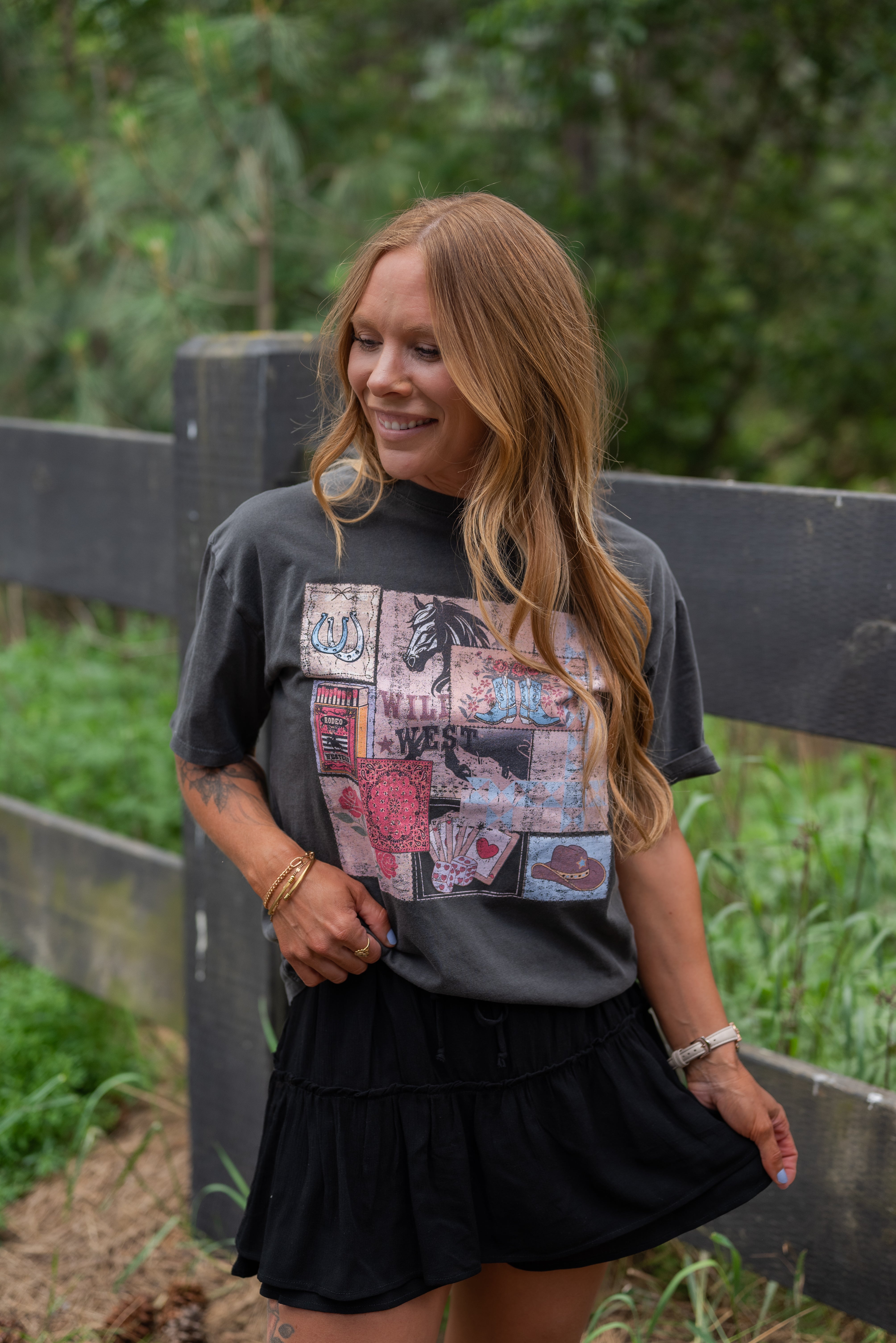 COWBOY STAMP TEE