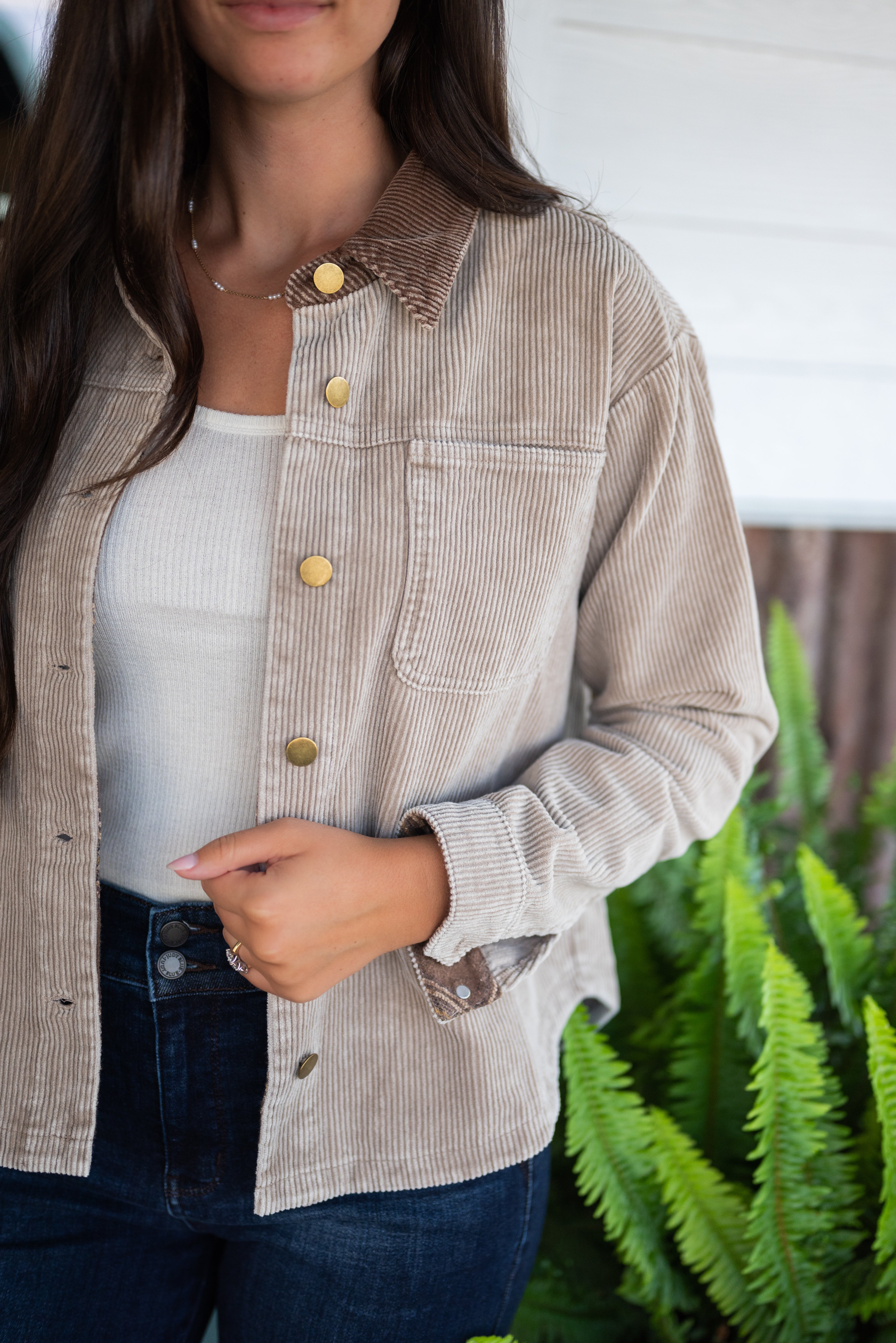 MAYBELL CORDUROY SHACKET