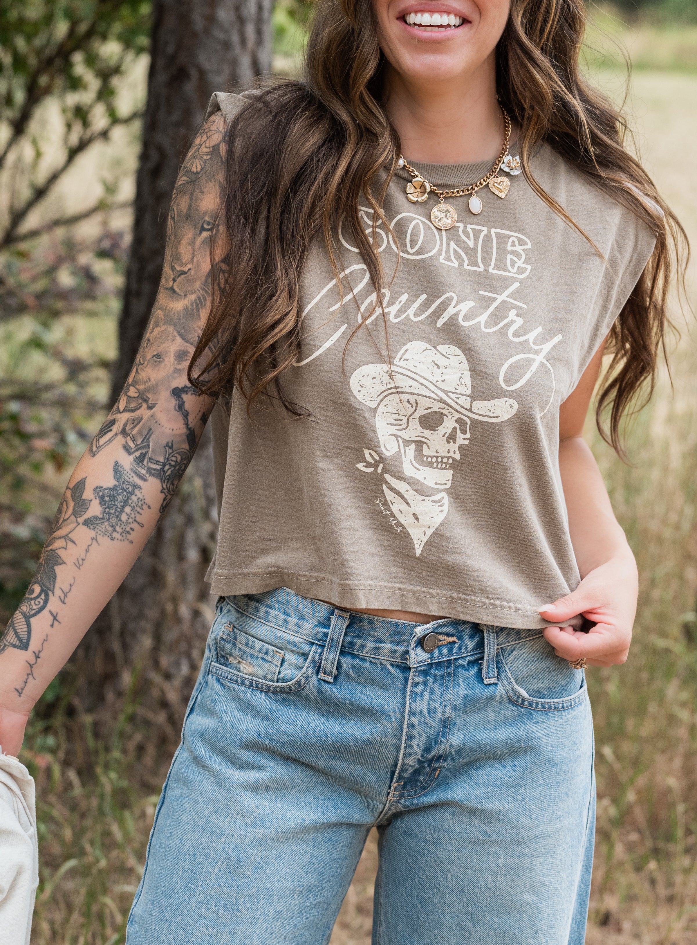 GONE COUNTRY MUSCLE TANK