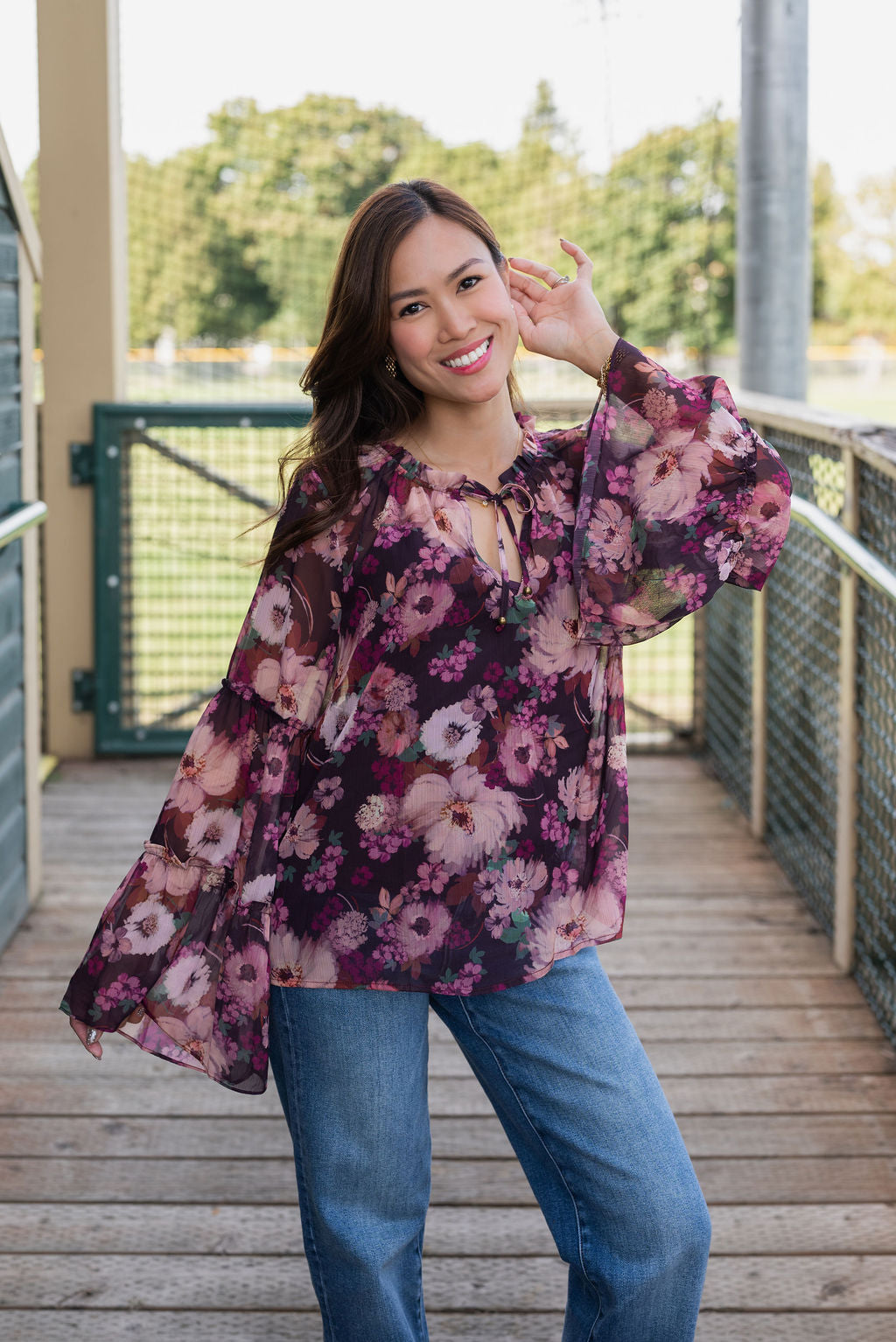 KIZZIE BELL SLV BLOUSE