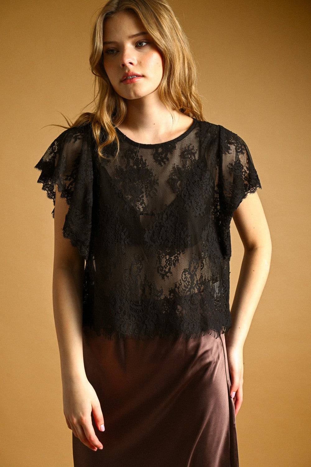 ROSLYN LACE TOP