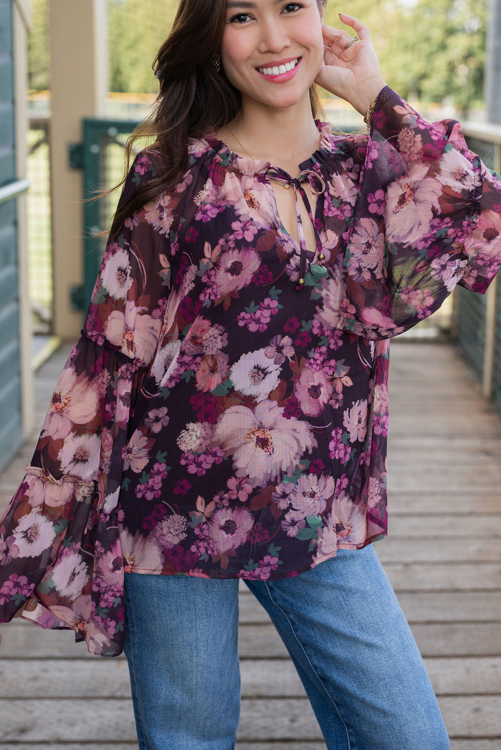 KIZZIE BELL SLV BLOUSE
