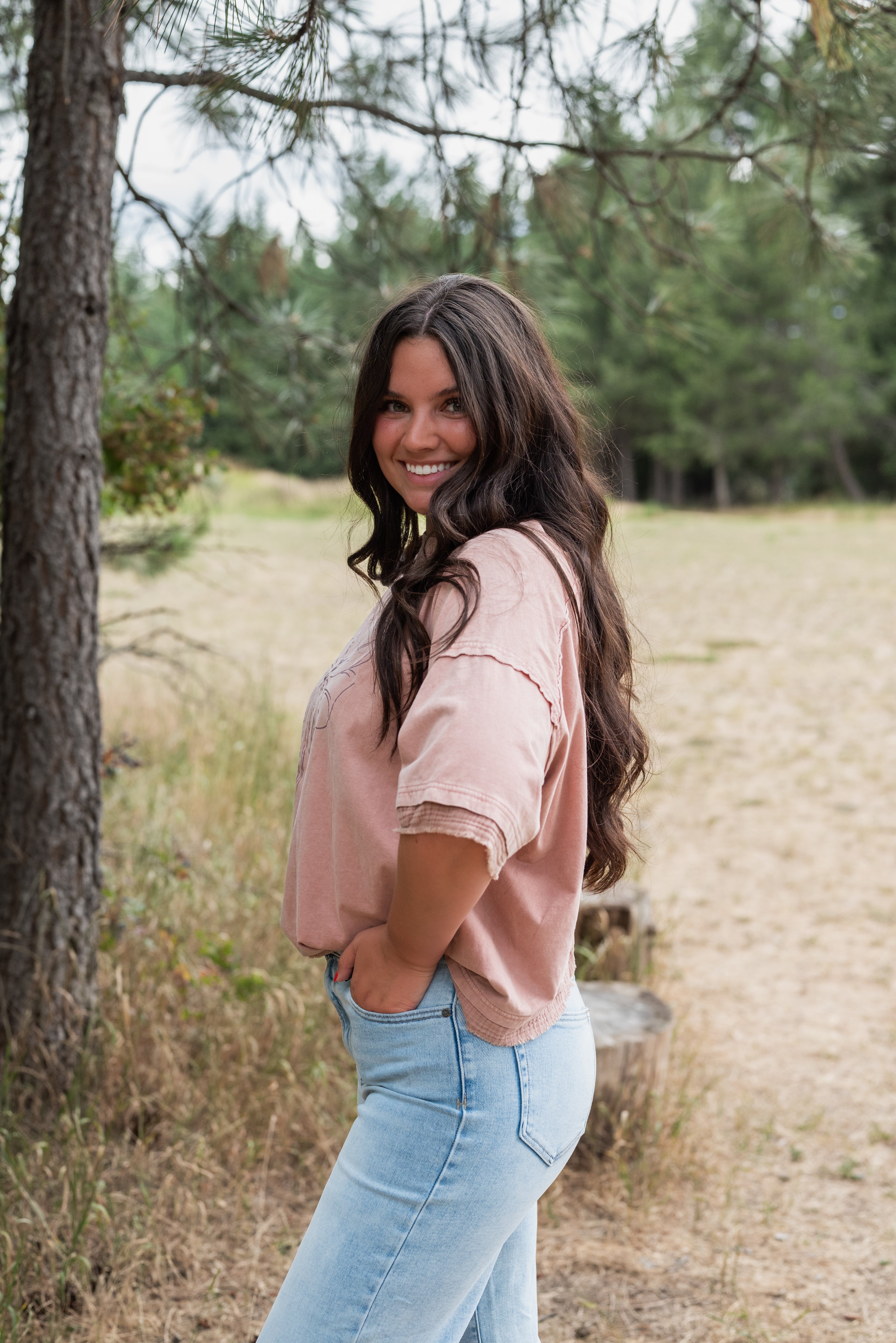 BOW PRINT TOP