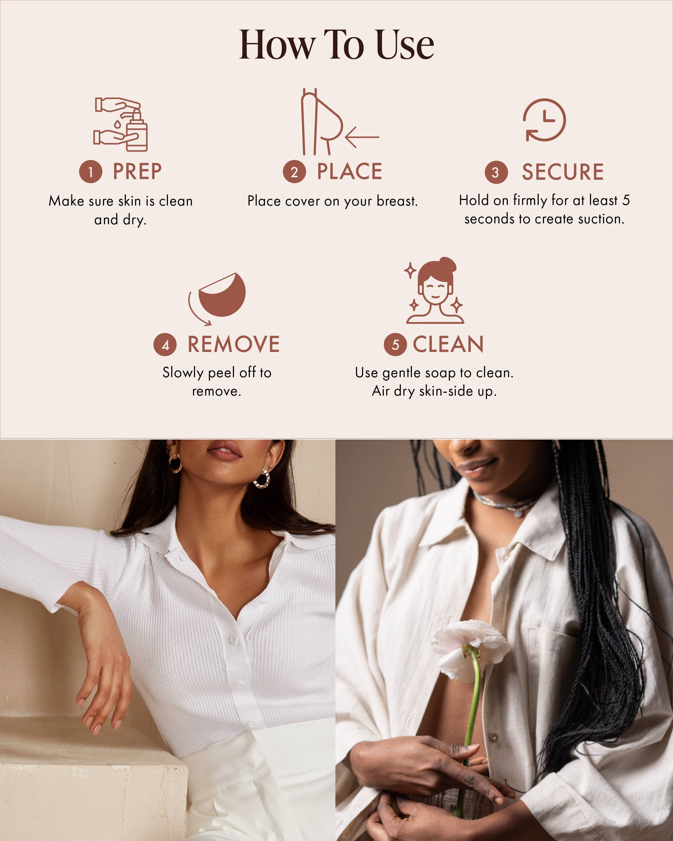 Easy Lifting Nipple Covers