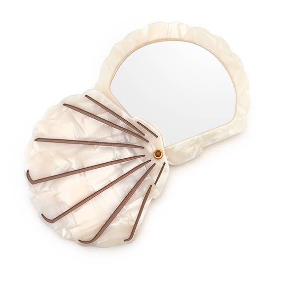 Swing-Hinge Folding Compact Mirror