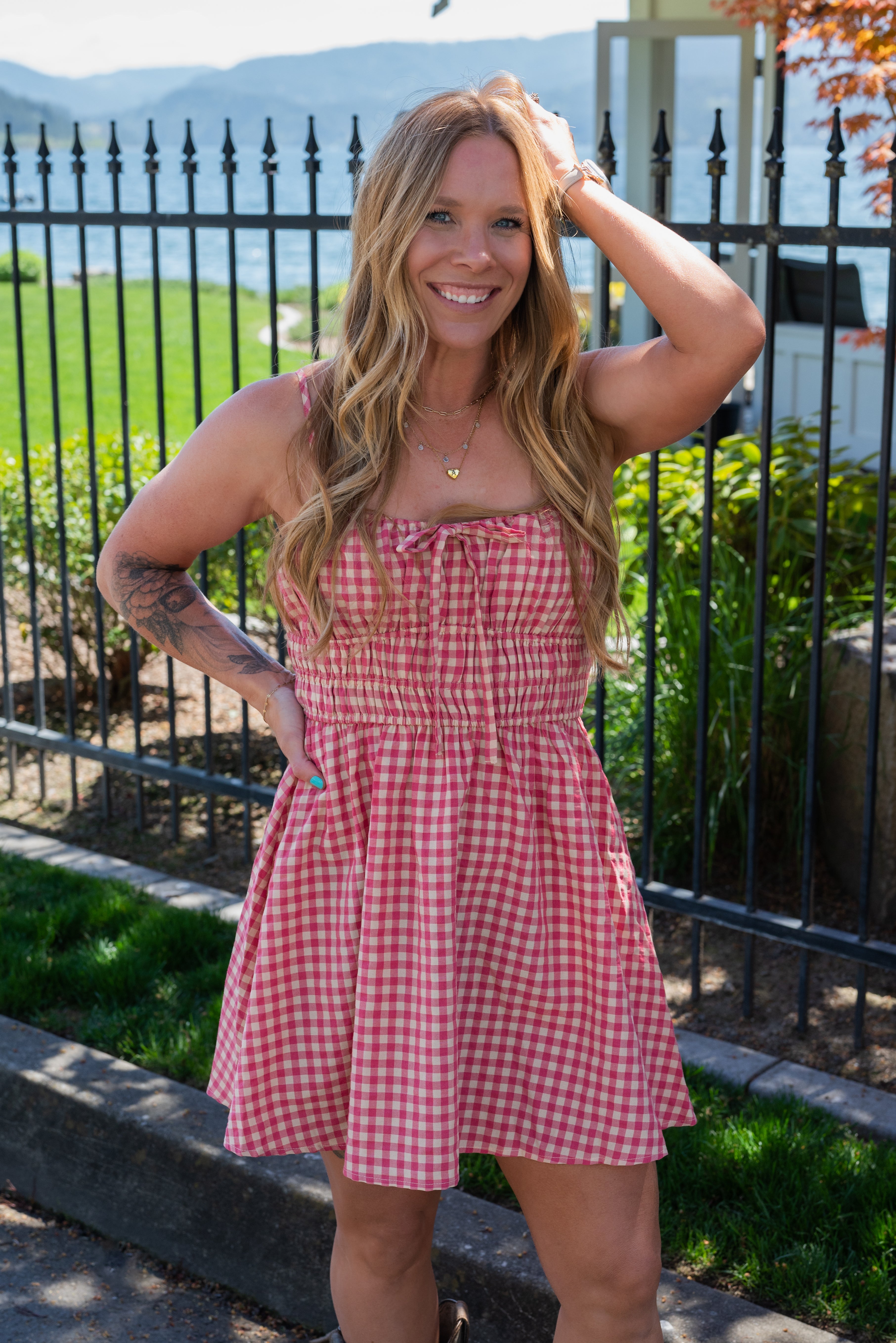 Cherry Basket Mini Dress