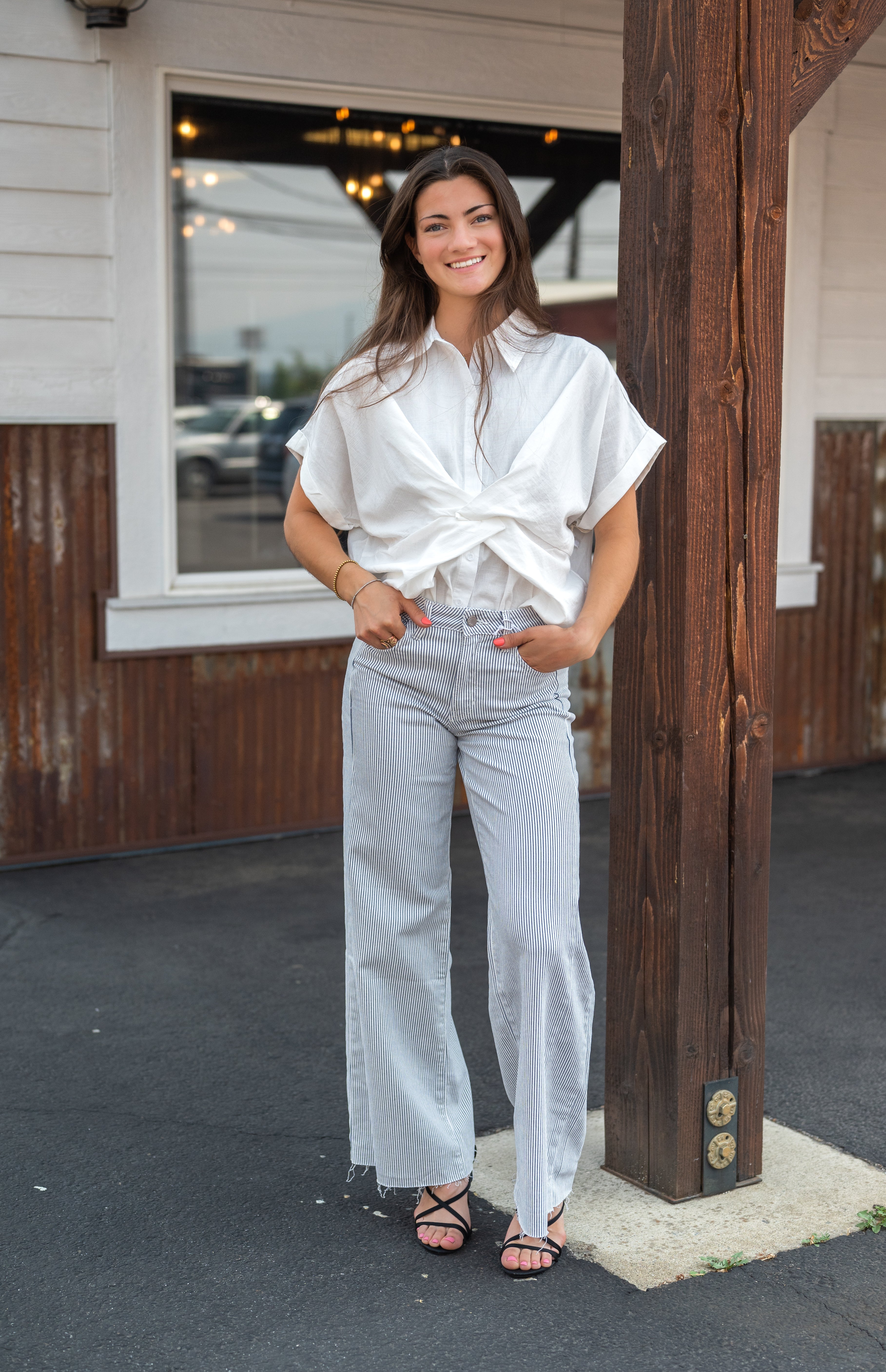 RAMA STRIPE WIDE LEG