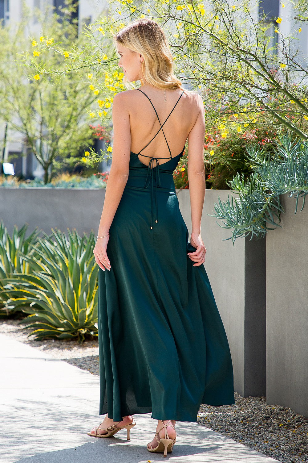 TAYLOR SILKY MAXI DRESS