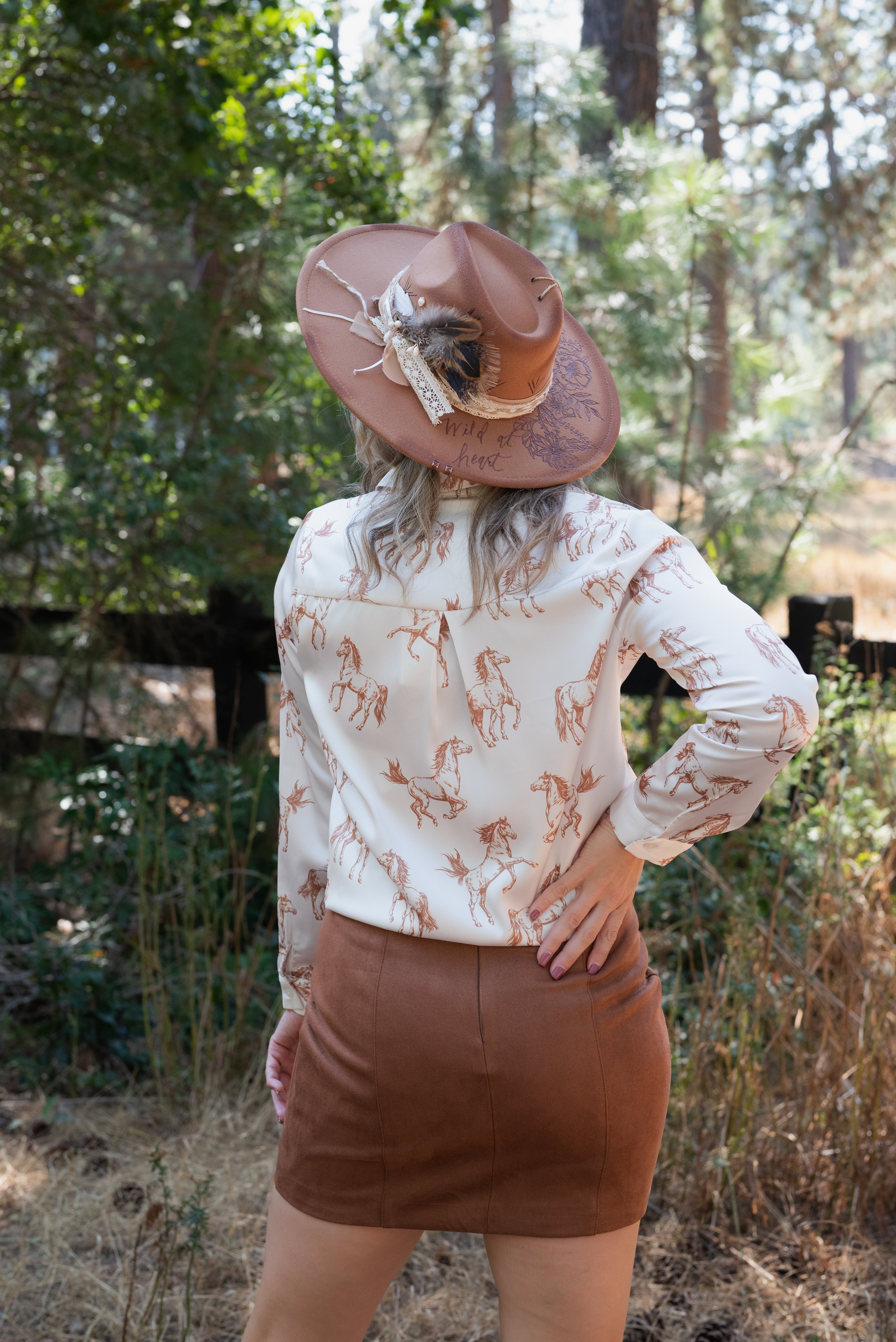 Horse Button Down Shirt