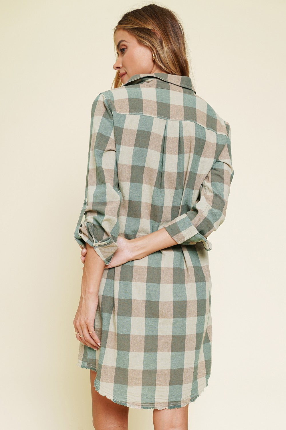 LAKELYN PLAID DRESS