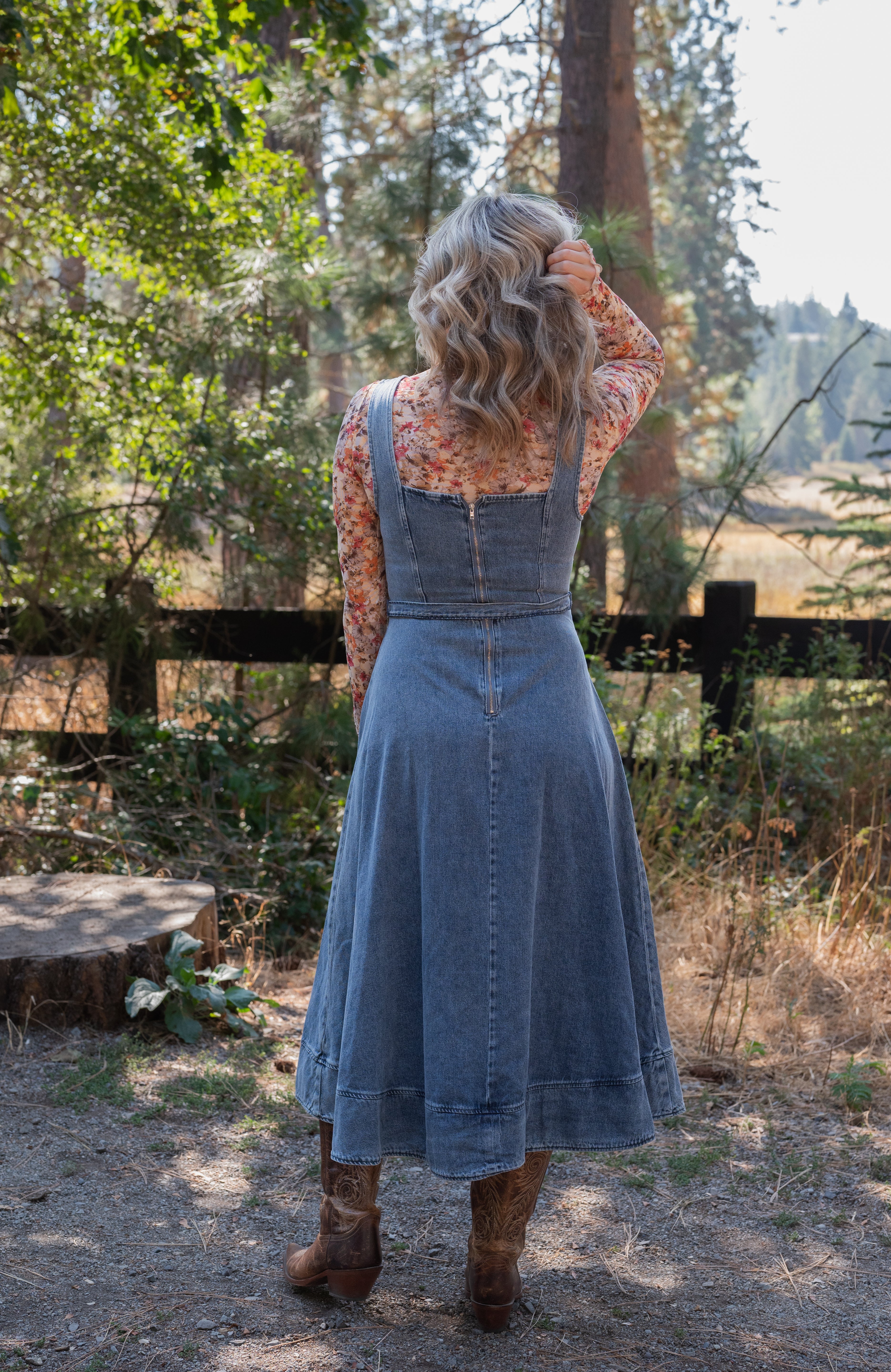 JENNA DENIM DRESS