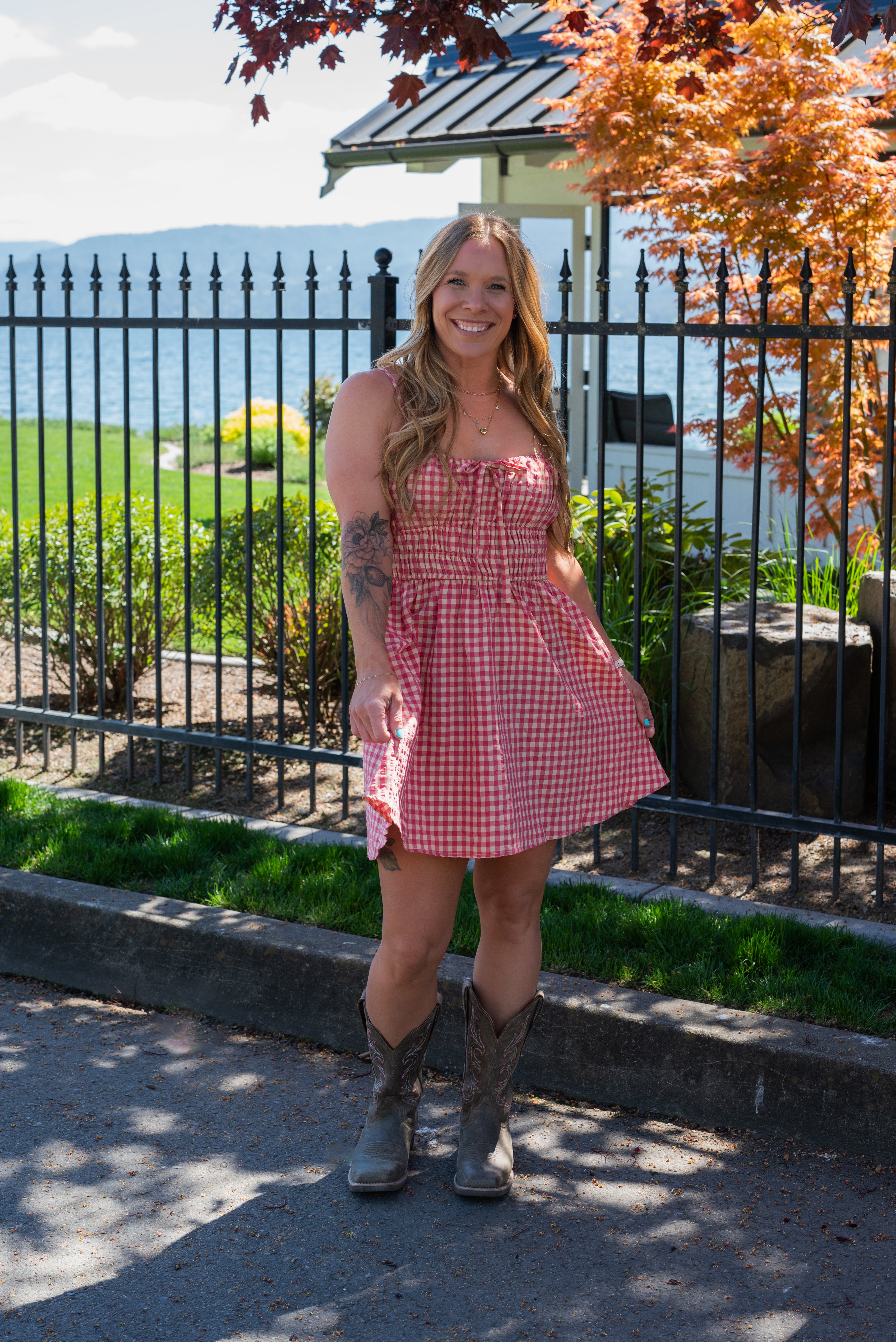 Cherry Basket Mini Dress