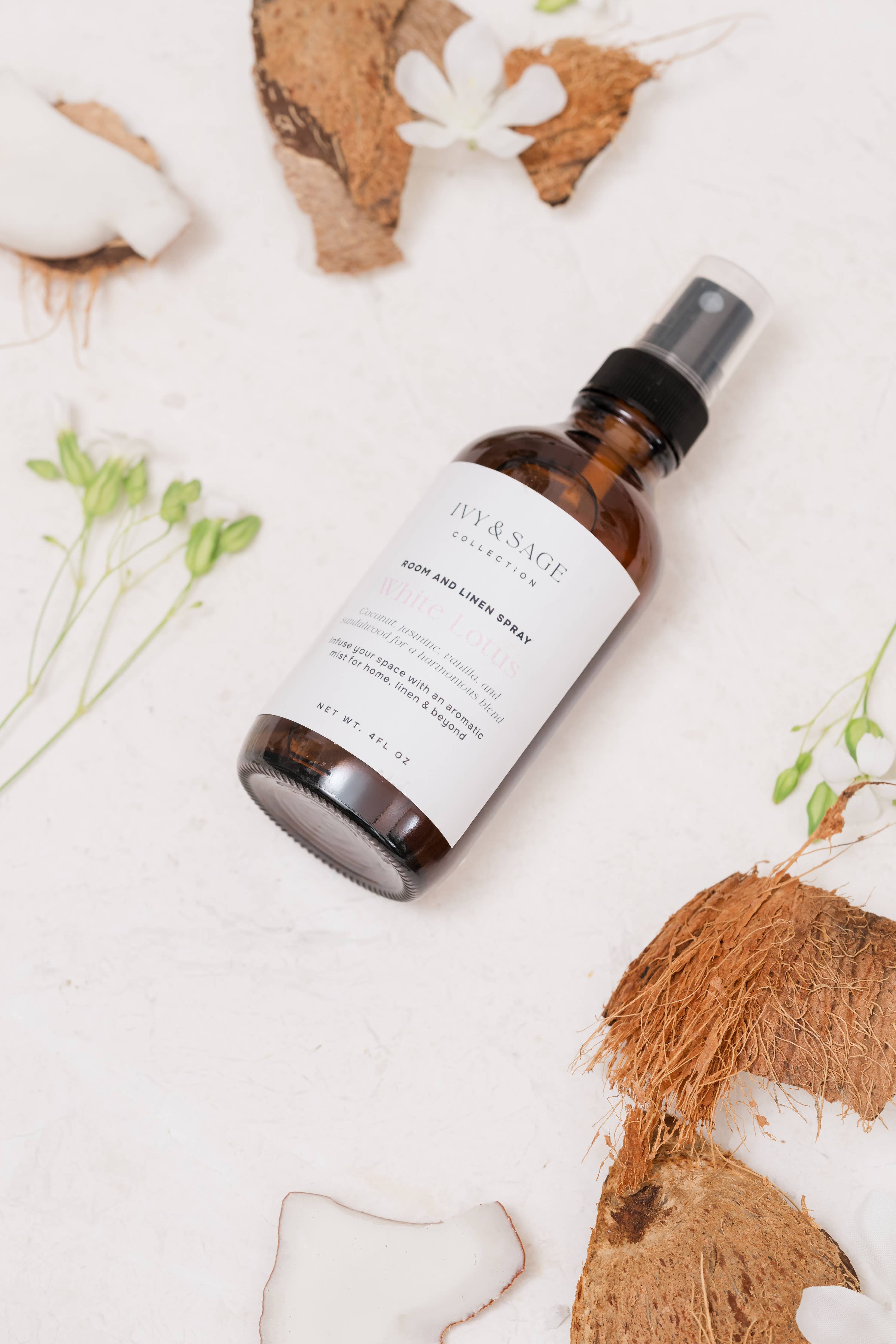 Room & Linen Spray – White Lotus, Warm & Comforting