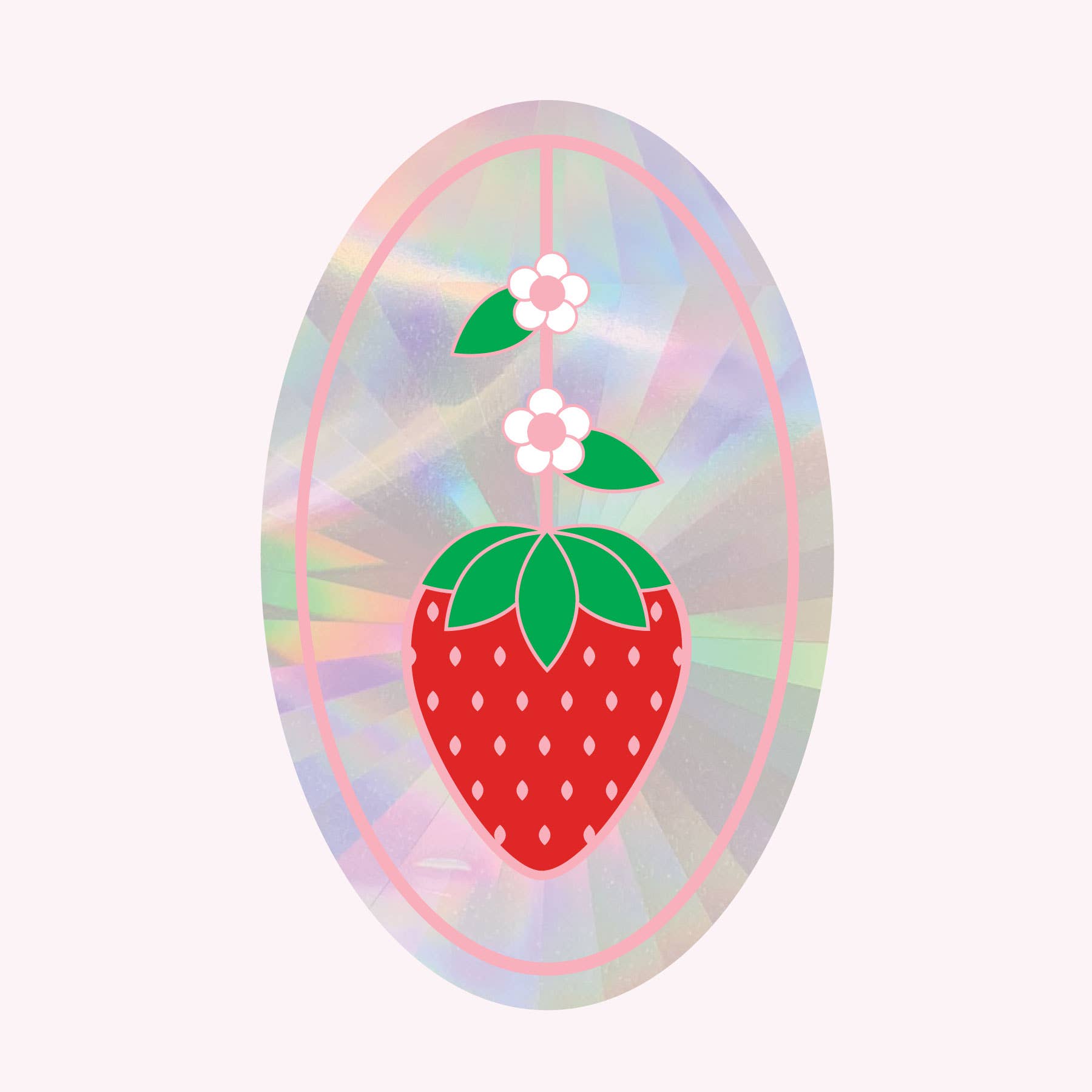Sun Catcher Decal - STRAWBERRY