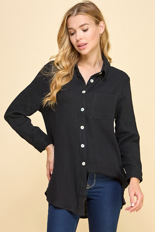 JOANIE GAUZE TOP