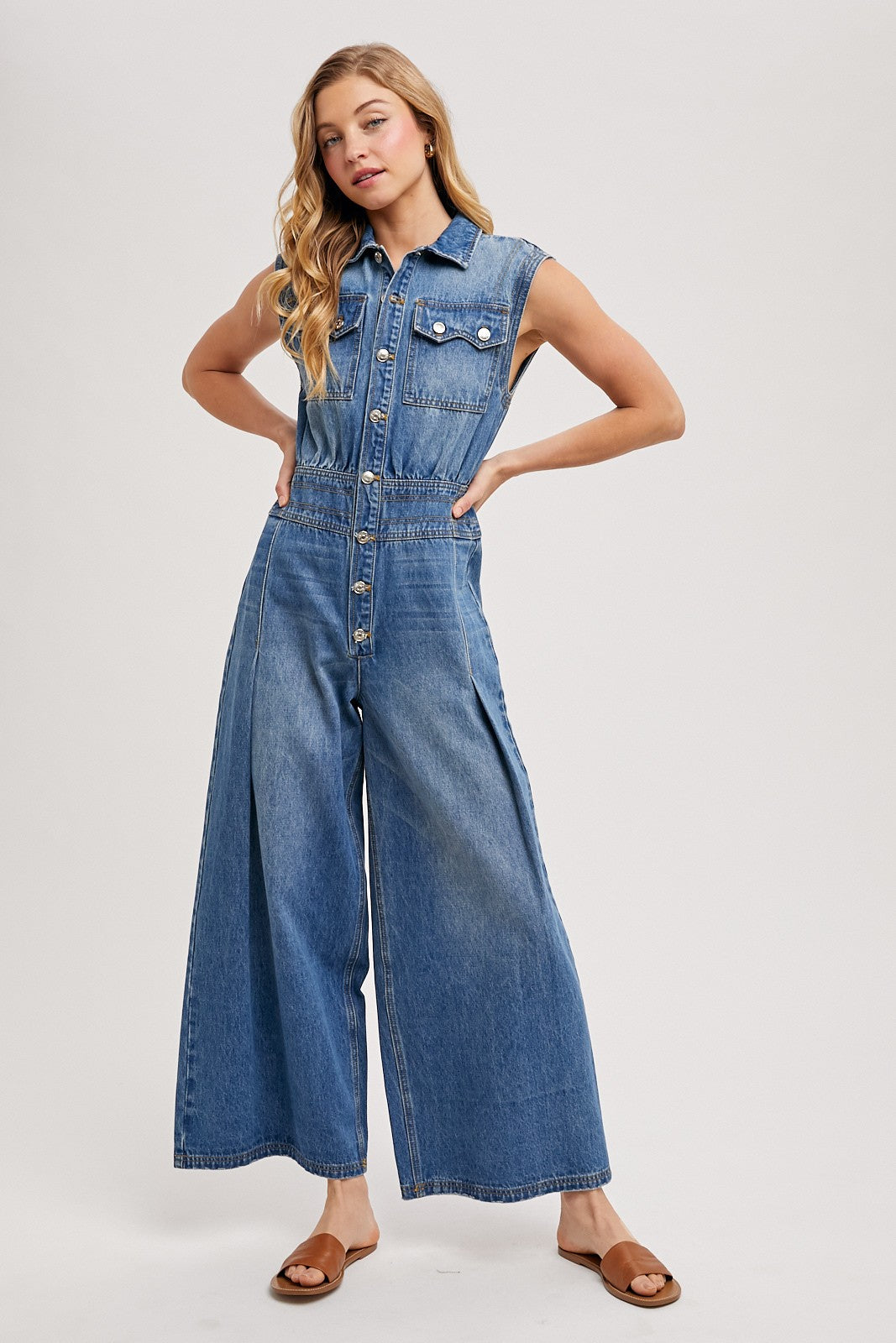 CAROLINA DENIM JUMPSUIT