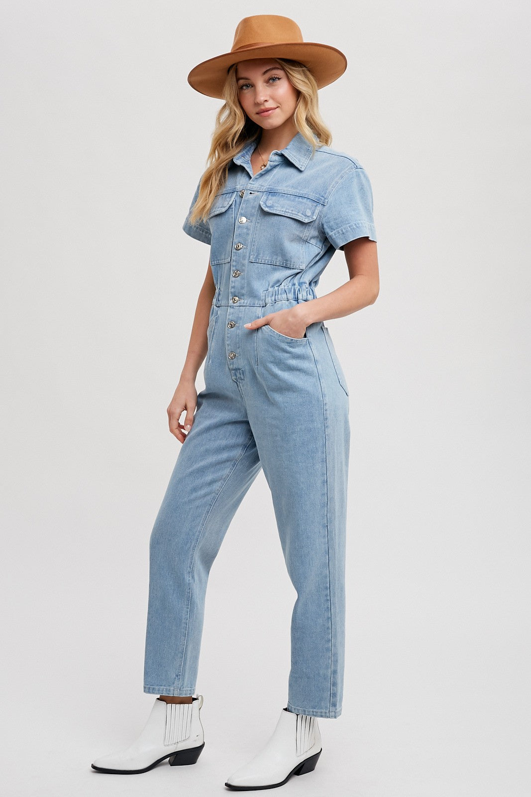 ELENA DENIM JUMPSUIT