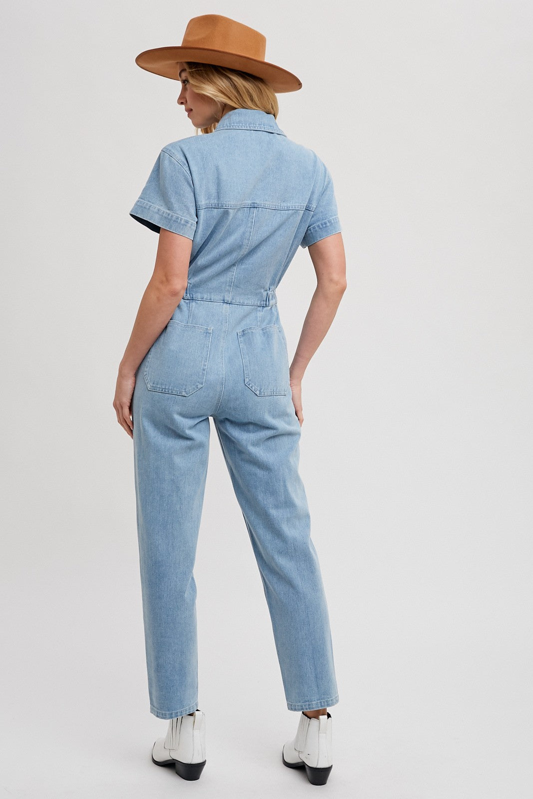 ELENA DENIM JUMPSUIT