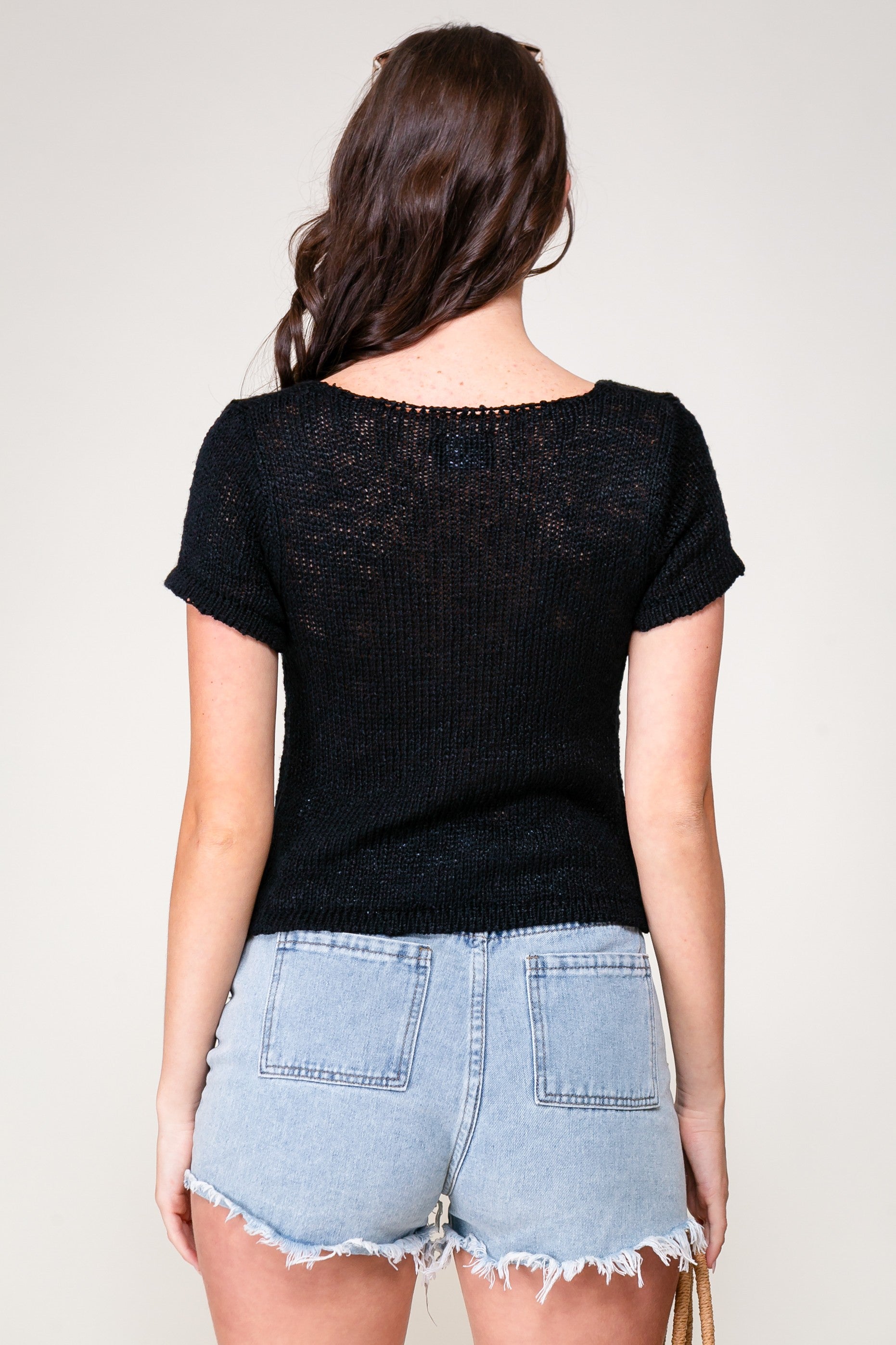 SARAH V-NECK VEST SWEATER