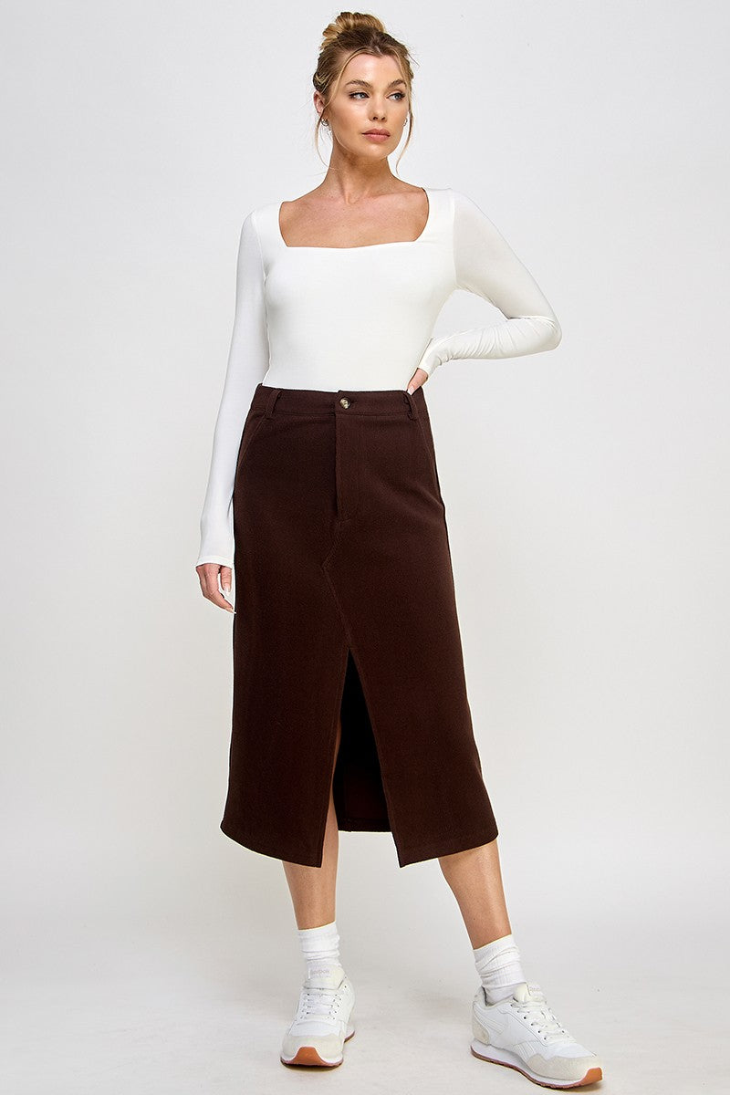 KELLEN CORDUROY SKIRT