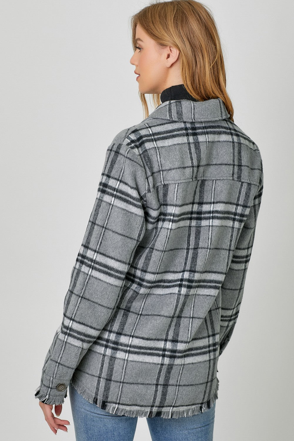 PHYLISS PLAID JACKET