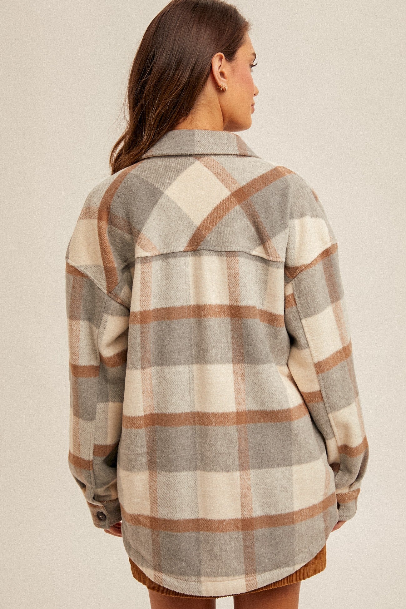 KAITLIN PLAID SHACKET