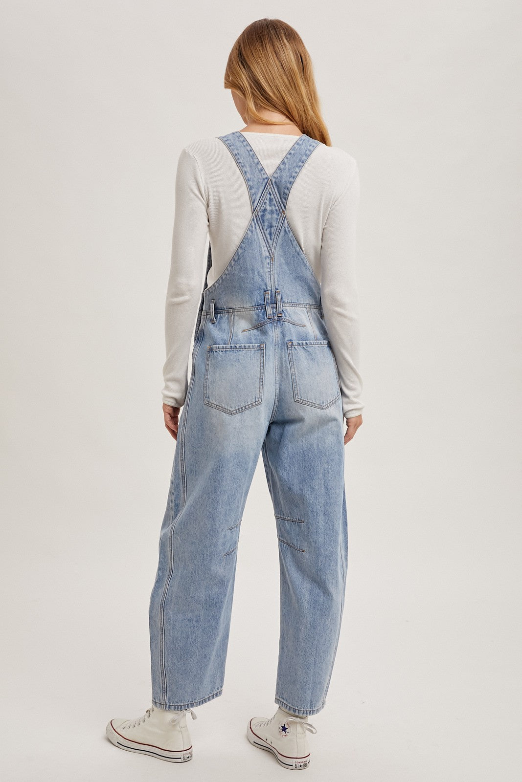 NELDA DENIM OVERALLS