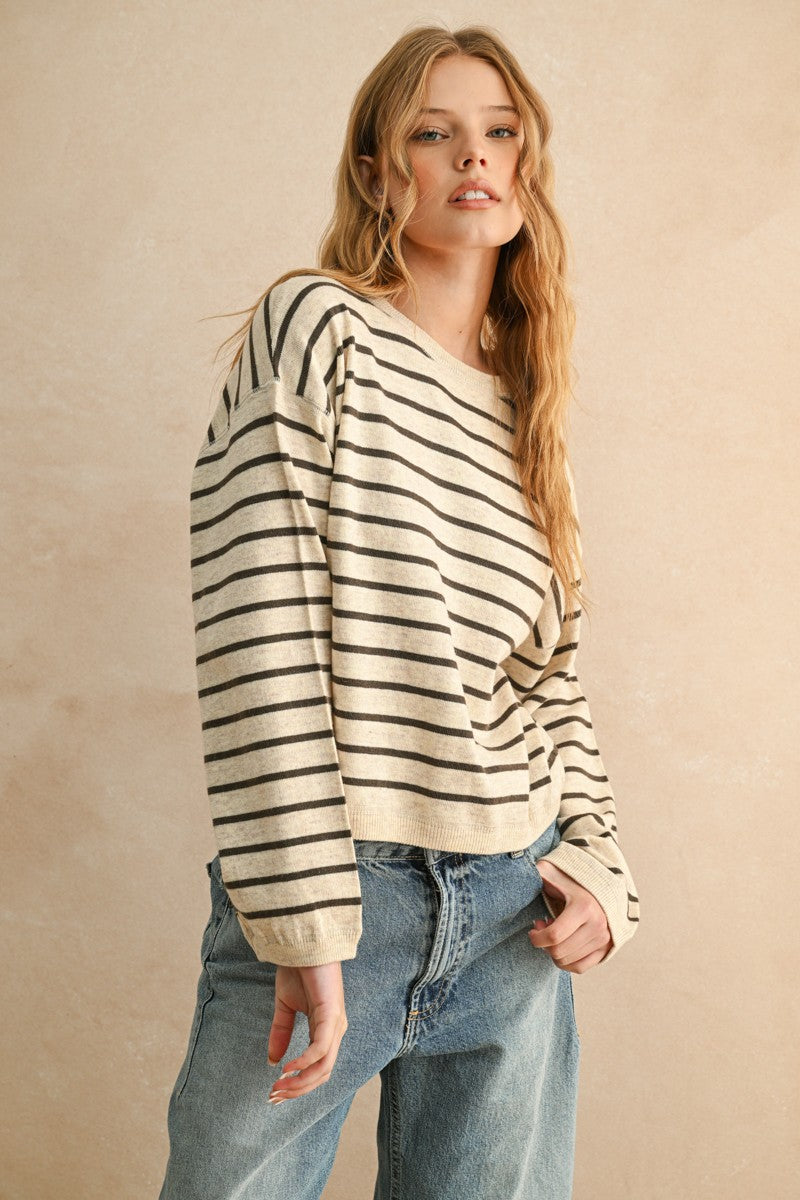 KRISTINE STRIPED TOP