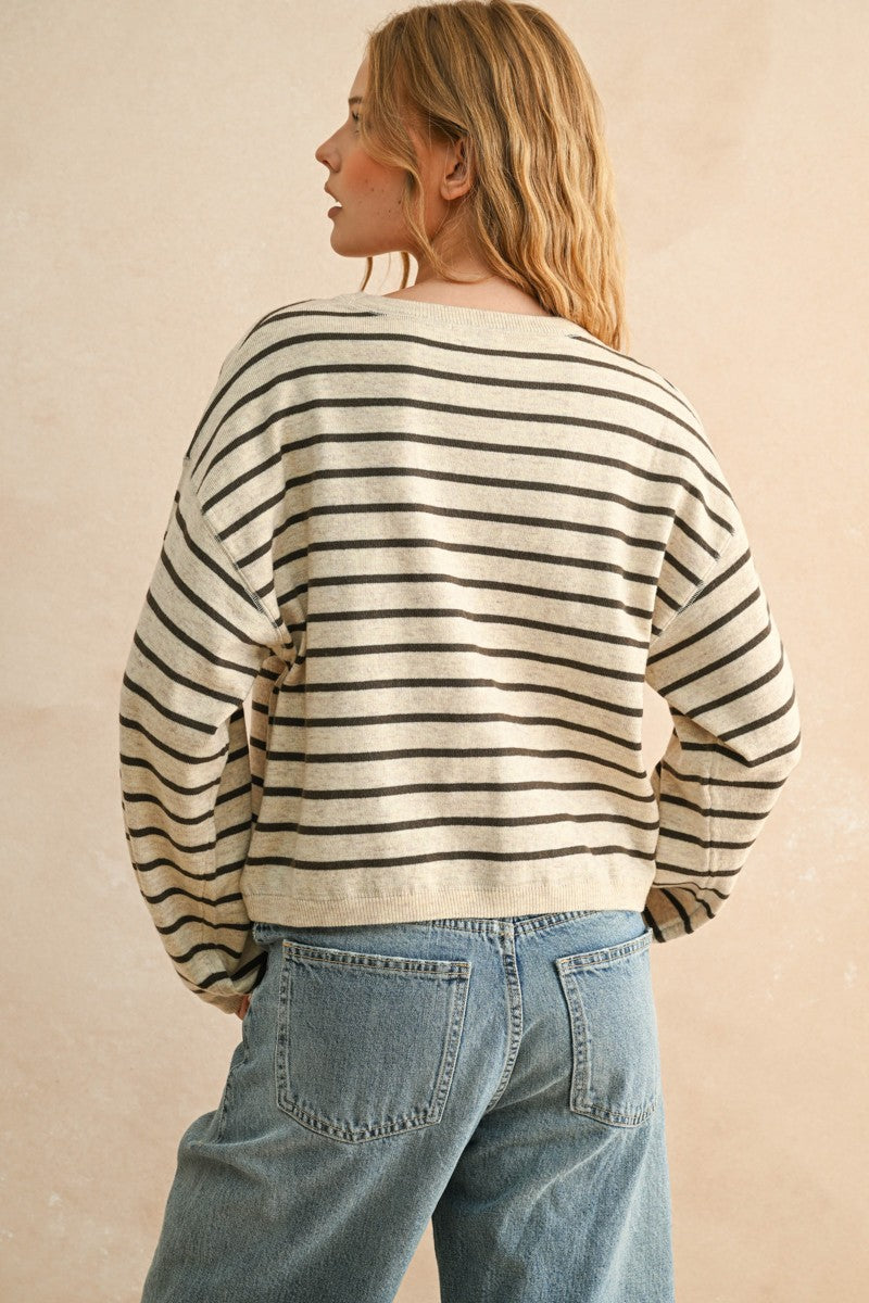 KRISTINE STRIPED TOP