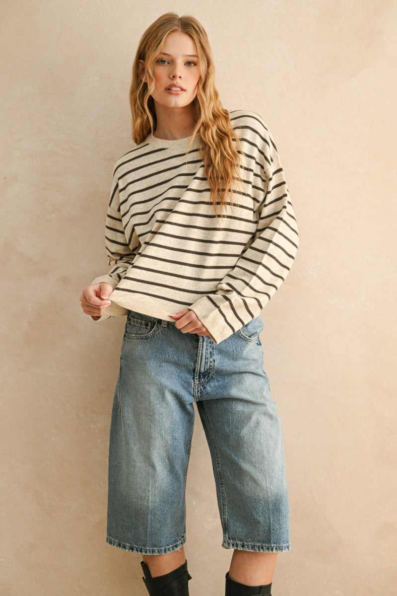 KRISTINE STRIPED TOP