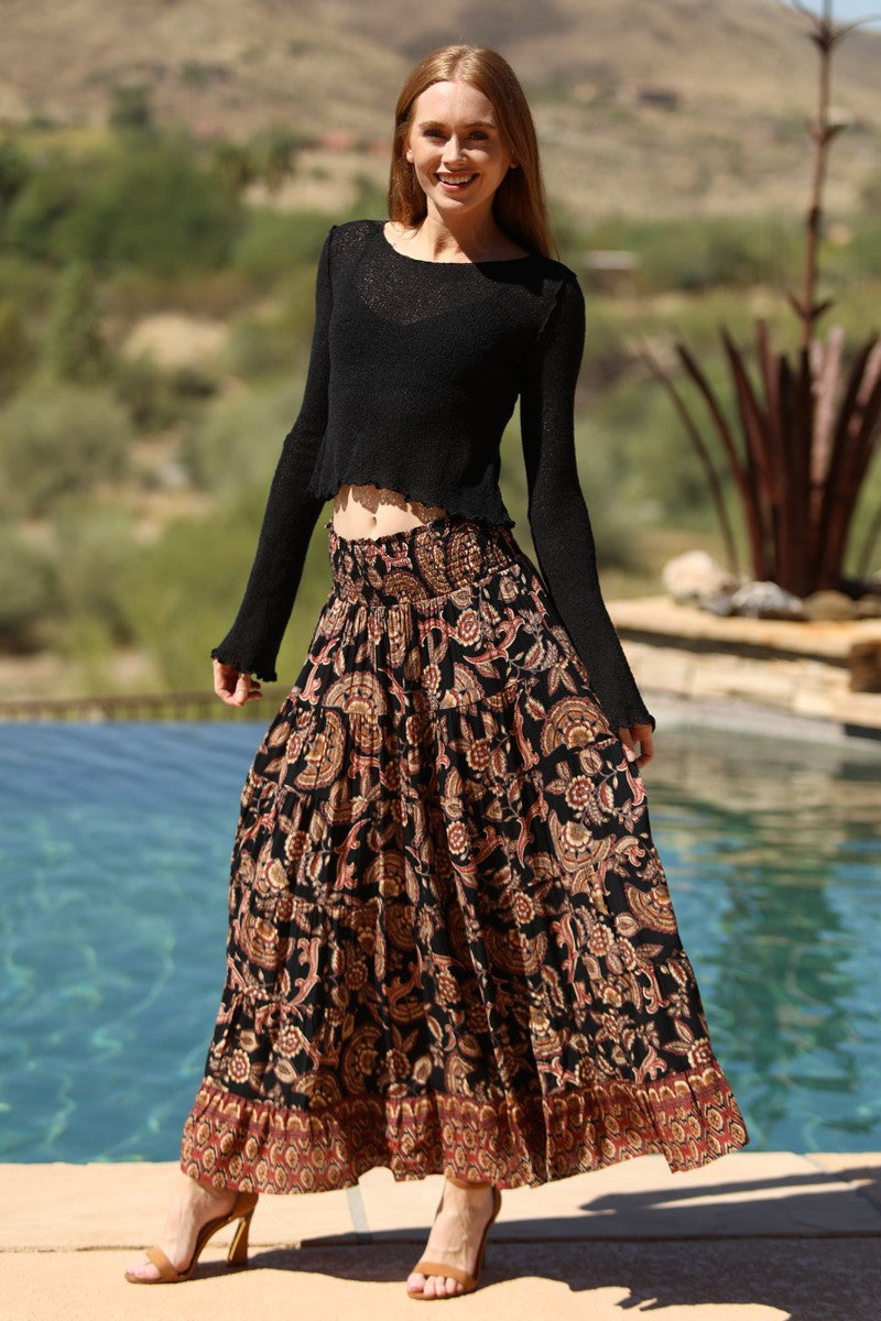 EMERSON TIERED SKIRT