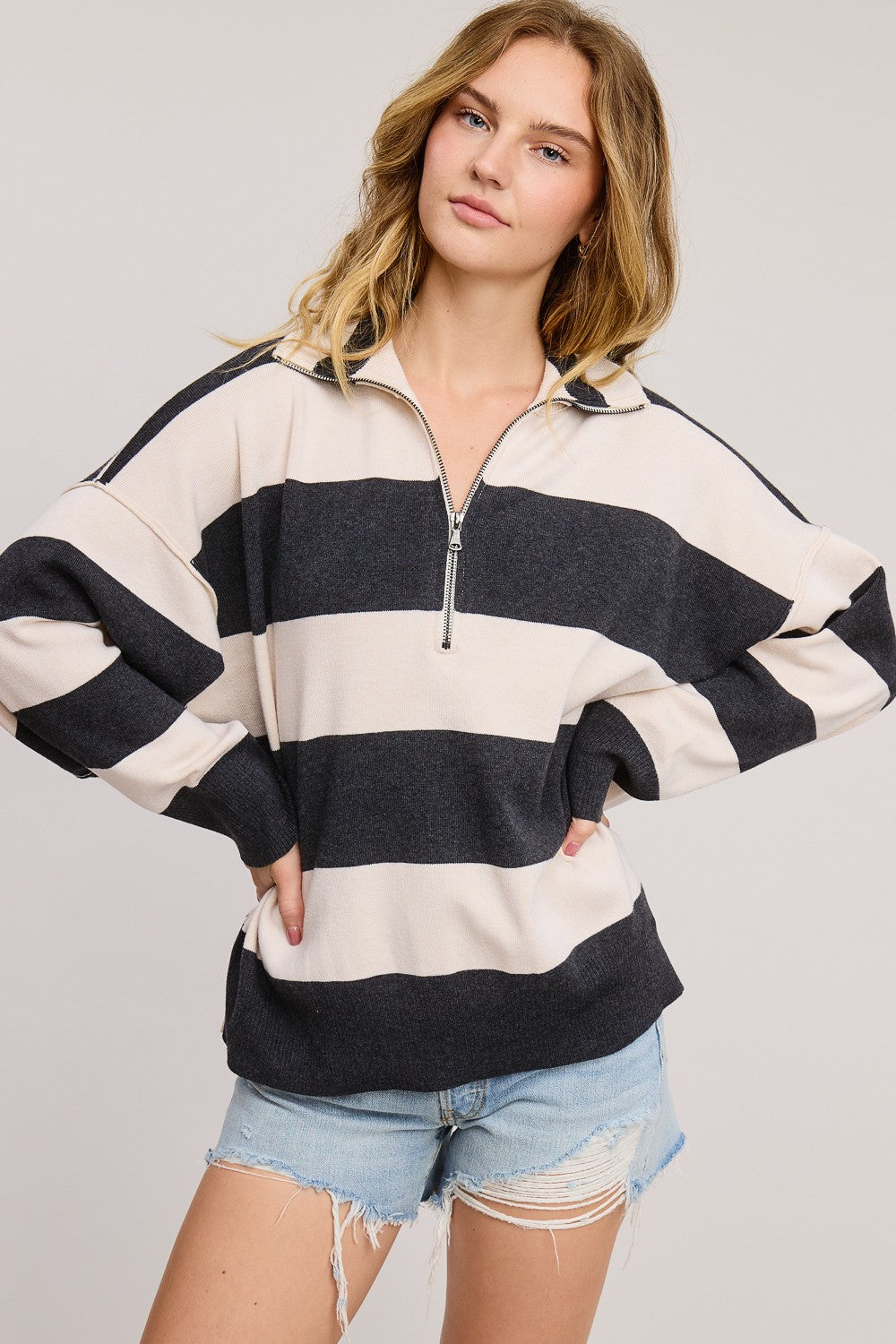 NEWPORT STRIPE PULLOVER