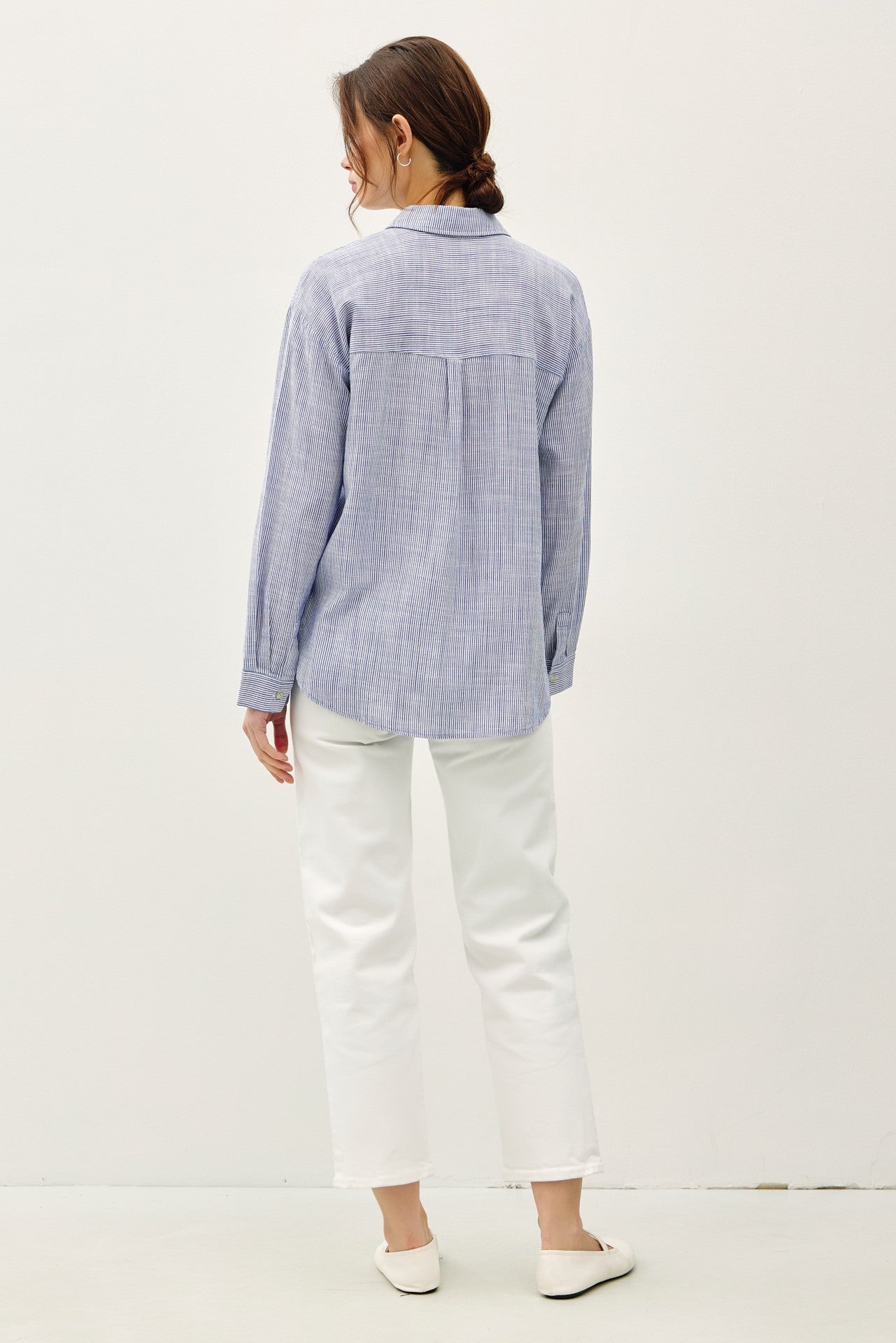 LIN STRIPE SHIRT