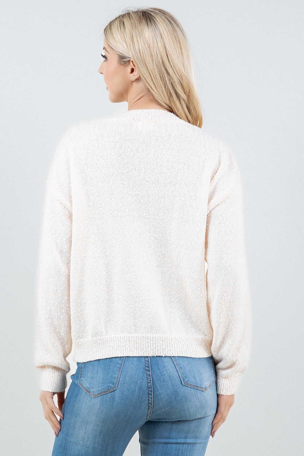 DARCIE FLOWER SWEATER