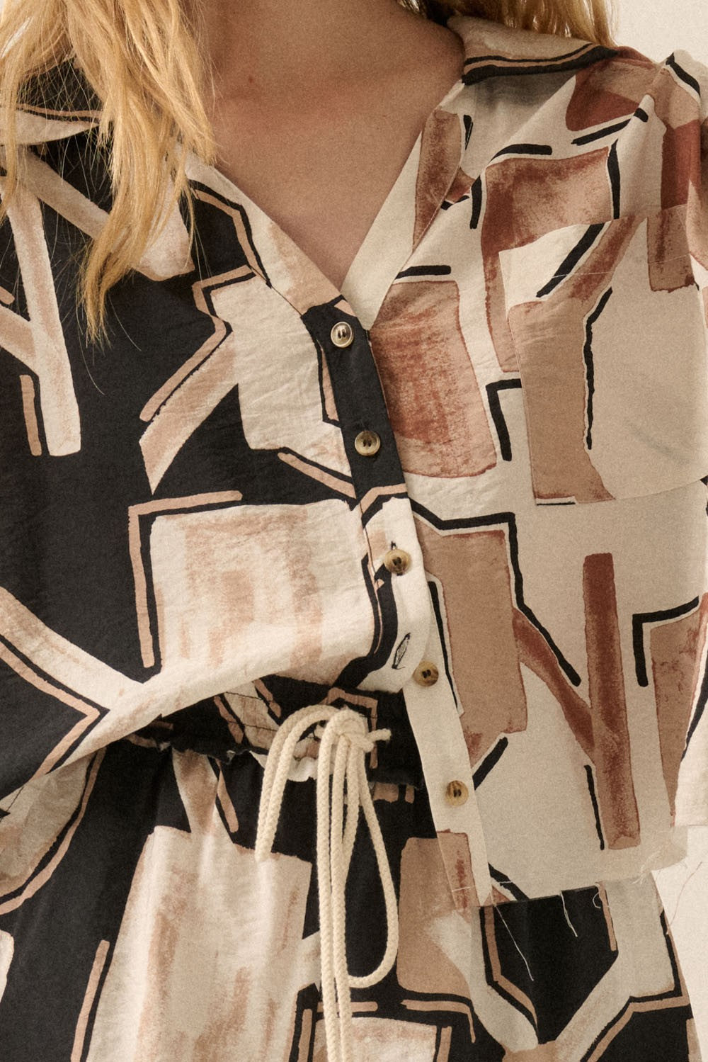 MINA COLORBLOCK SHIRT