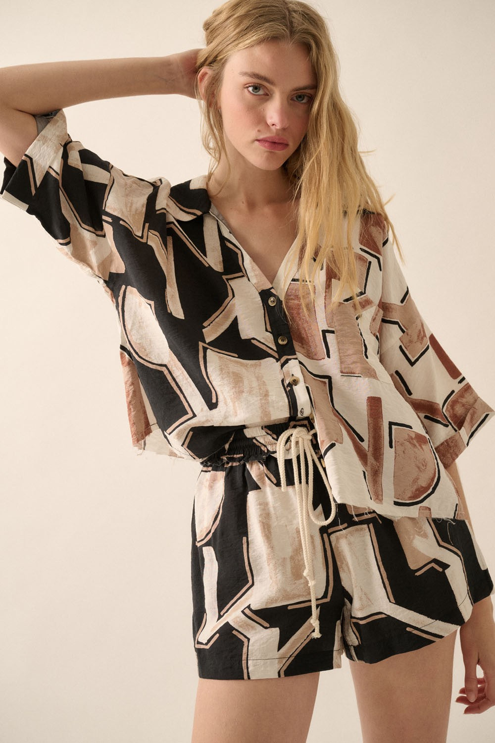 MINA COLORBLOCK SHIRT