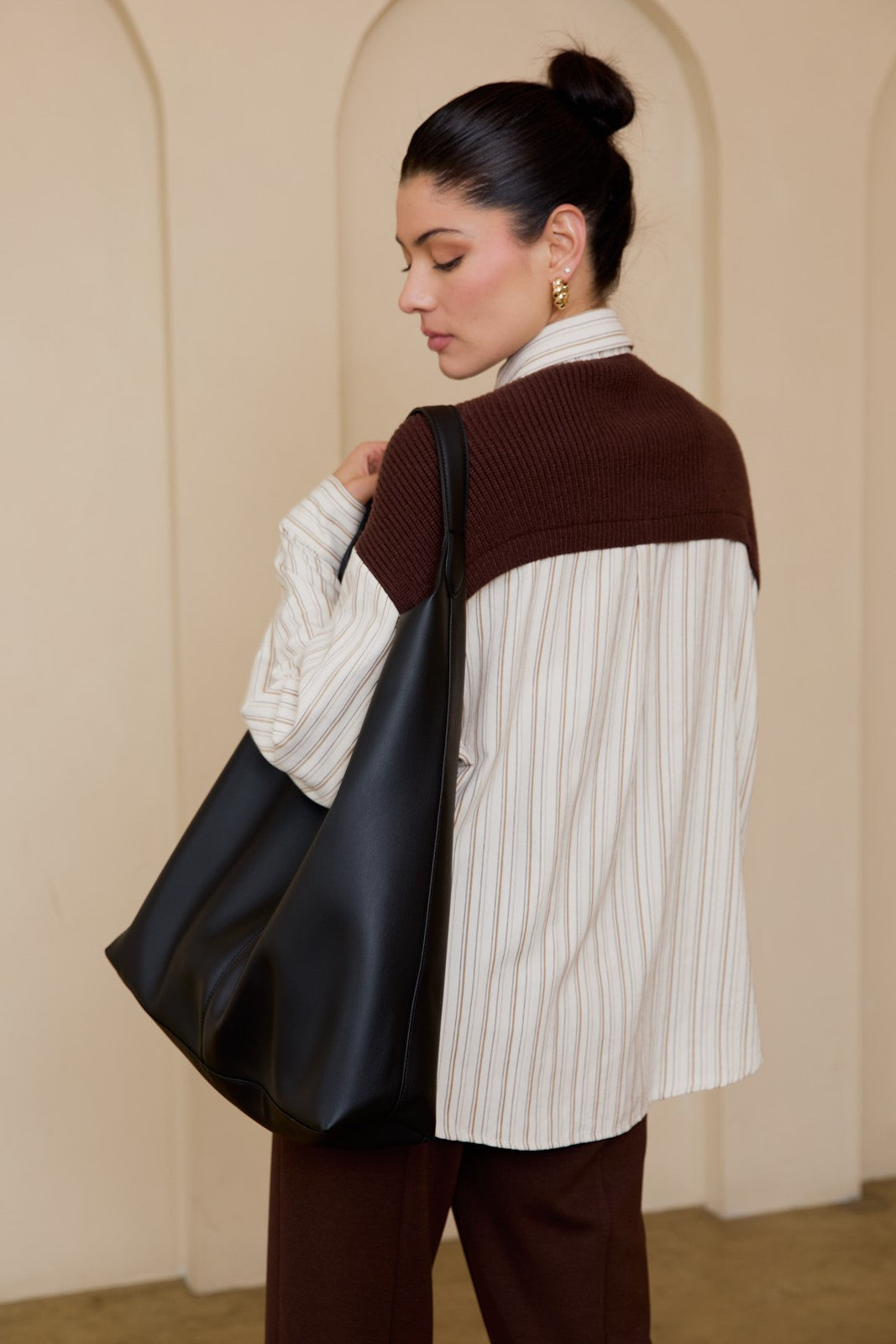 TAMSEN SHIRT SWEATER COMBO