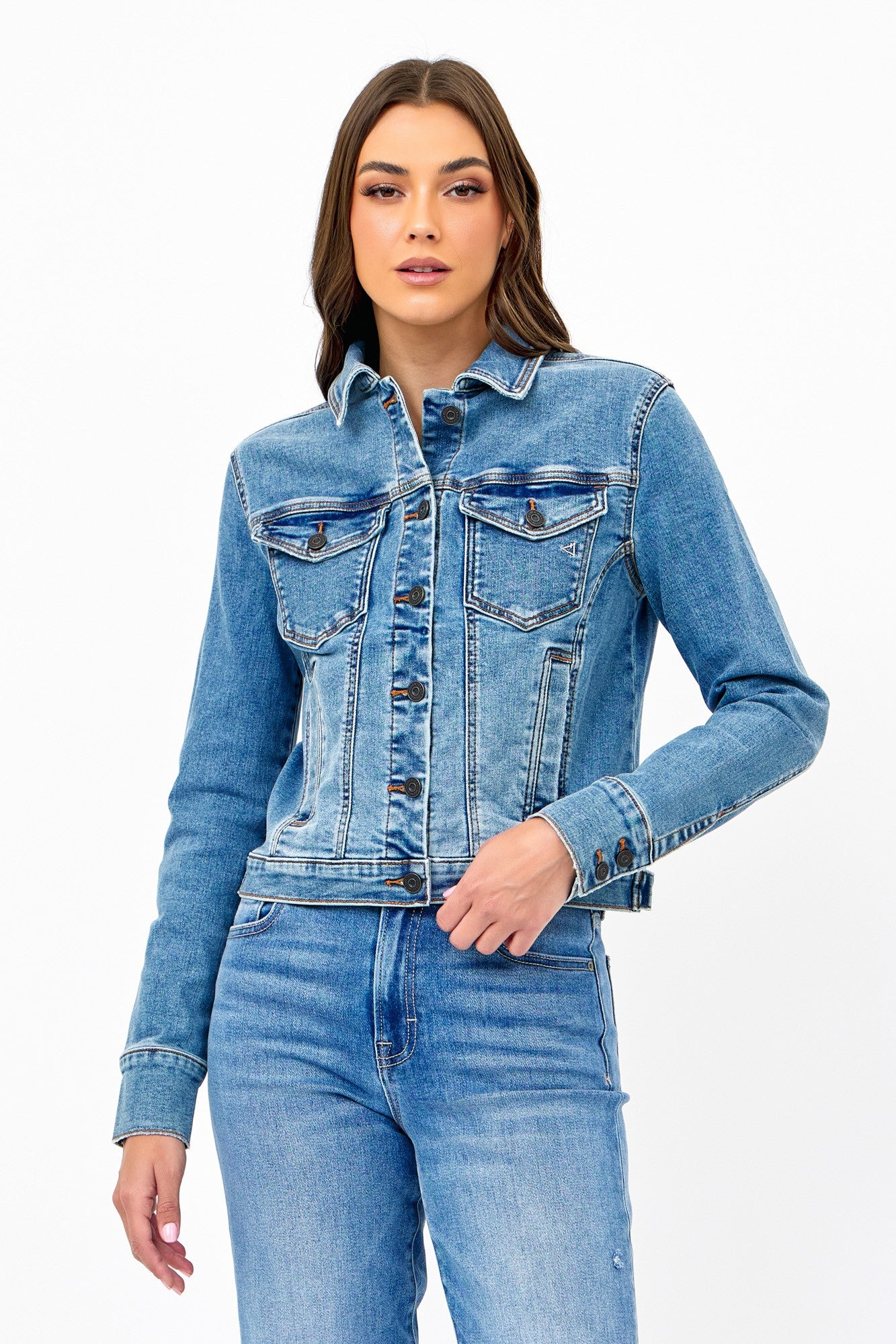 FITTED TRUCKER JACKET