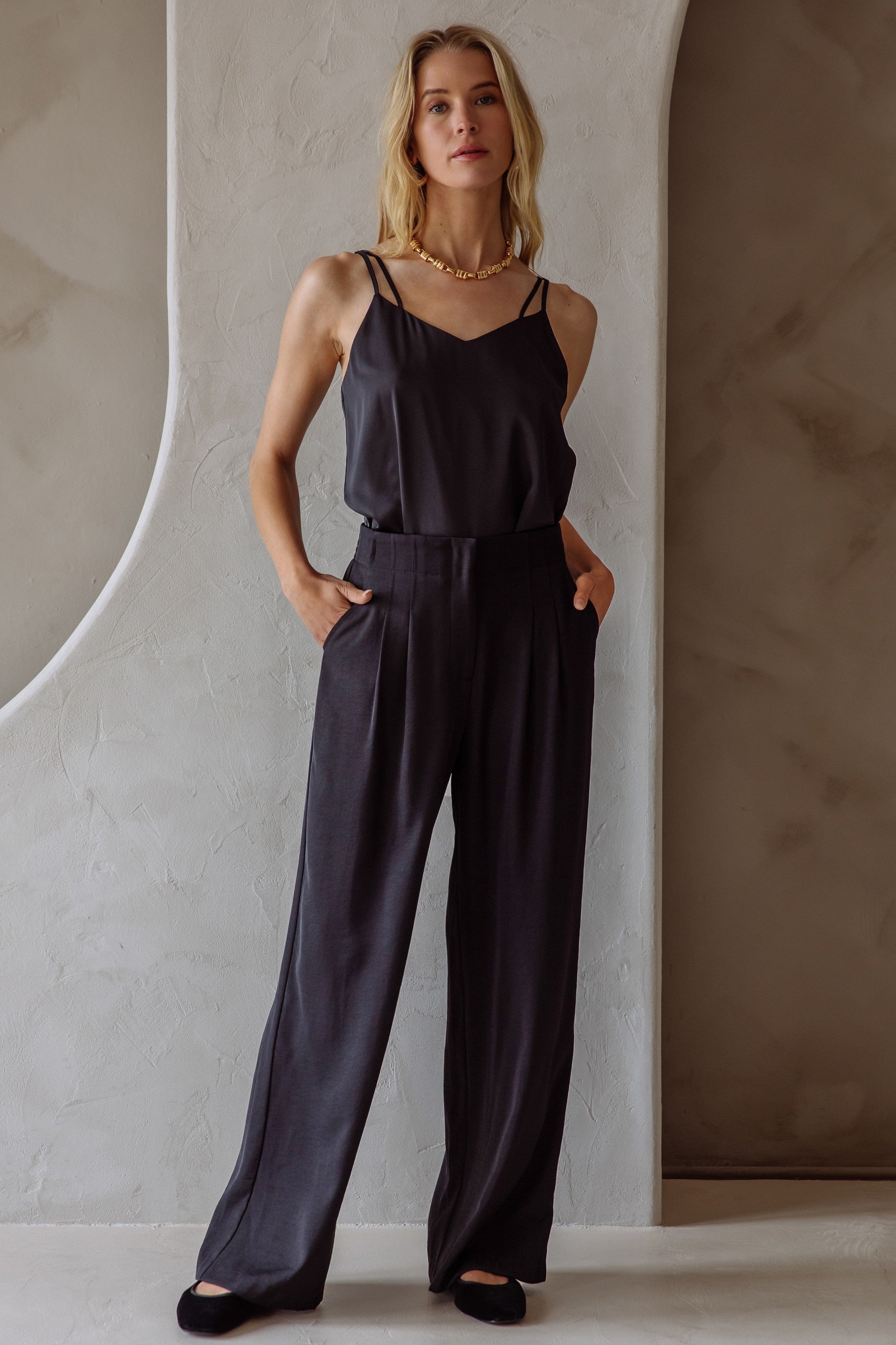 LOUELLA WIDE LEG PANTS