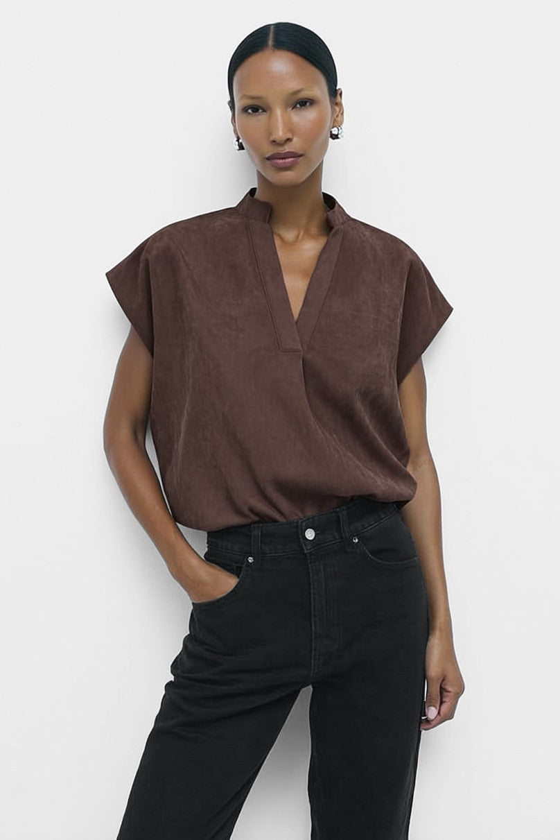RAE DROP SHOULDER BLOUSE