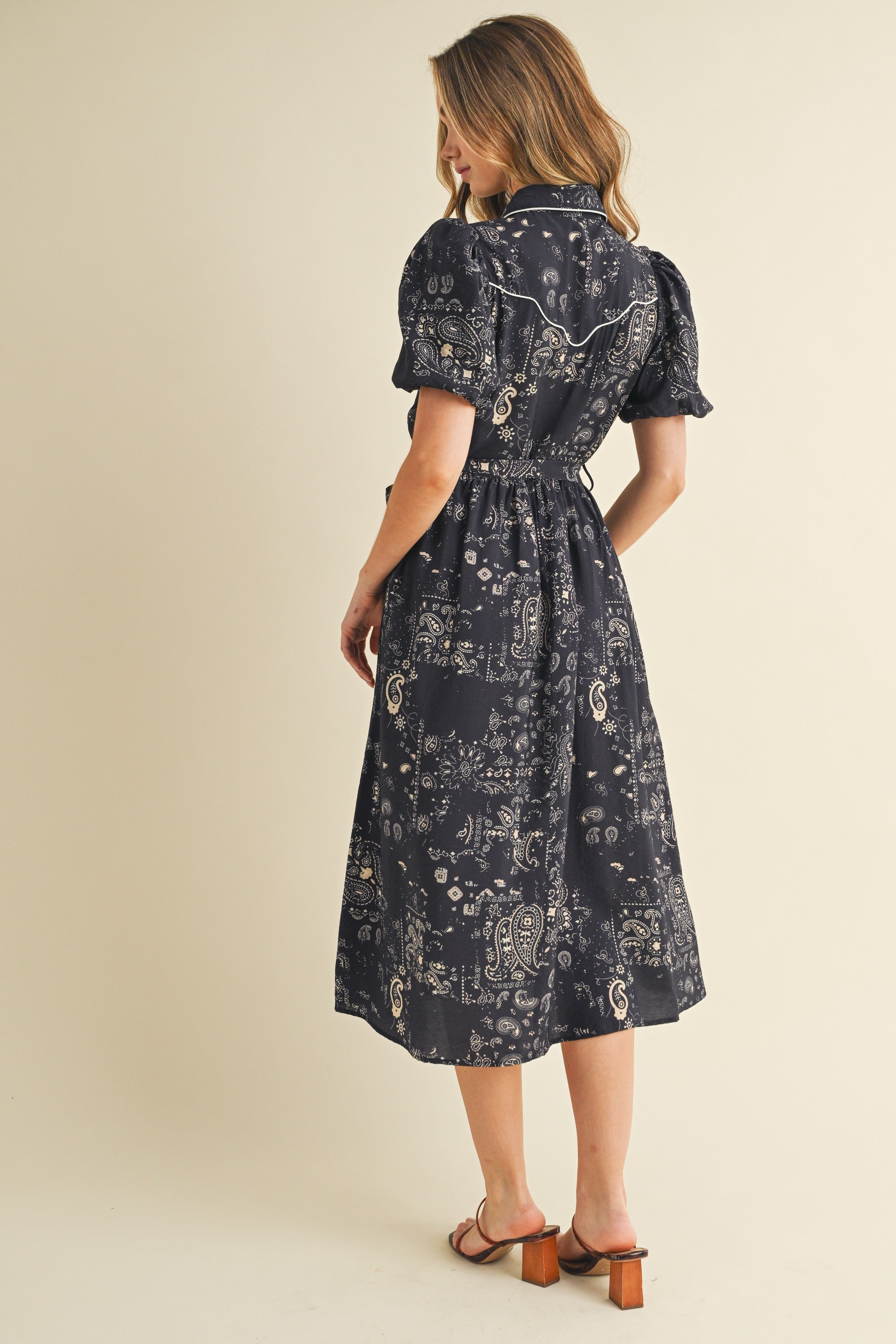 VERENA PAISLEY DRESS