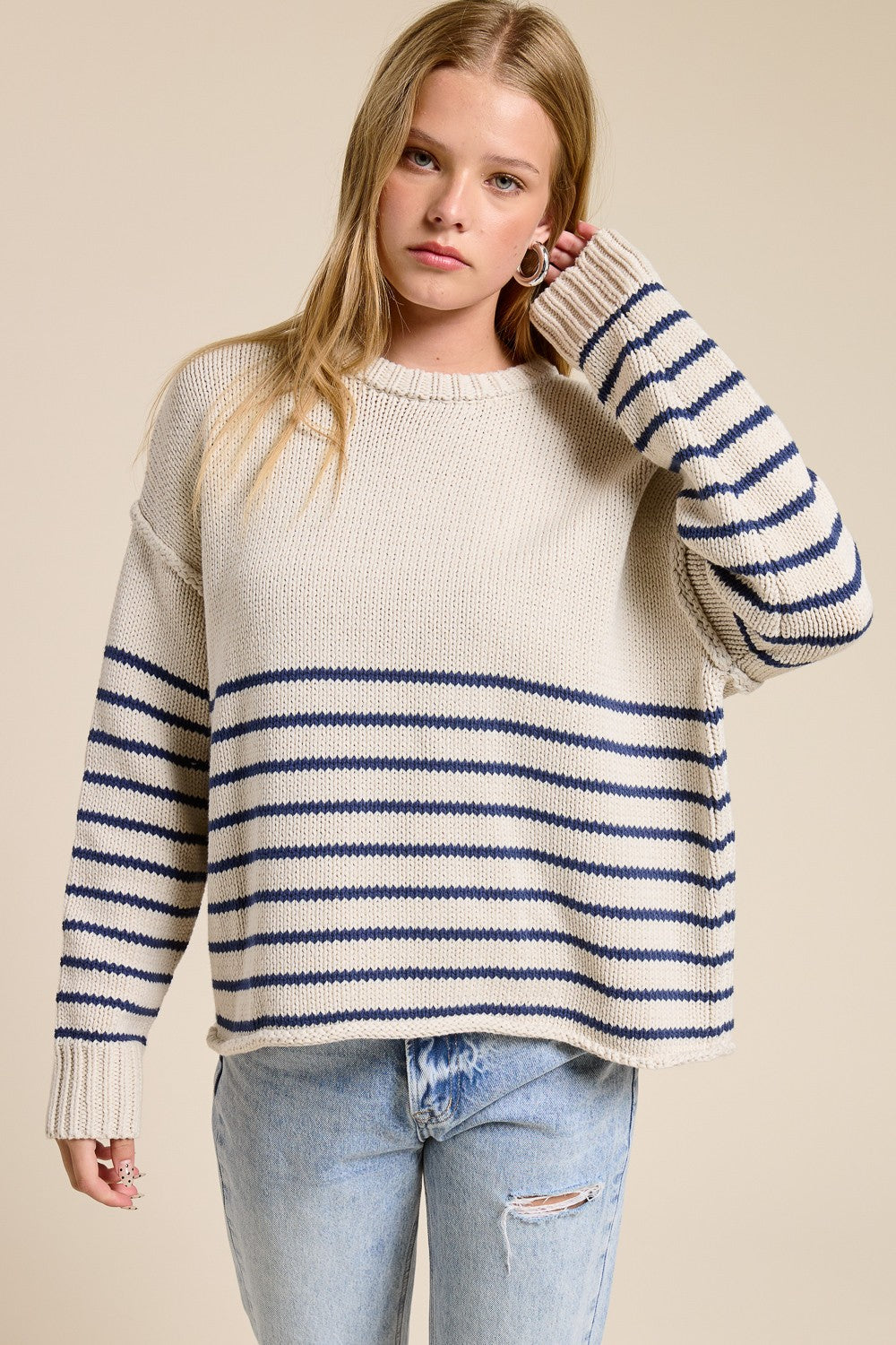 DESIREE STRIPE SWEATER