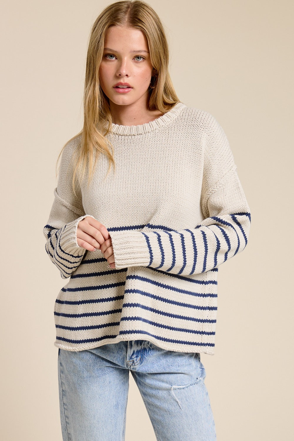 DESIREE STRIPE SWEATER