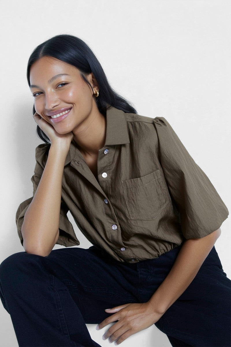 BLESSING CROPPED BLOUSE