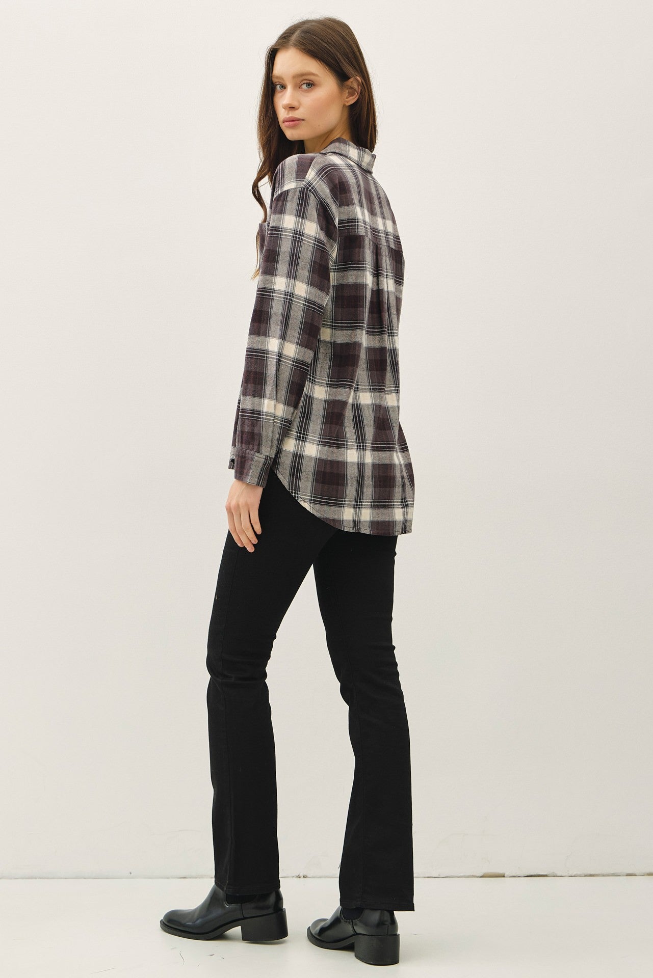 TANIYAH PLAID TOP